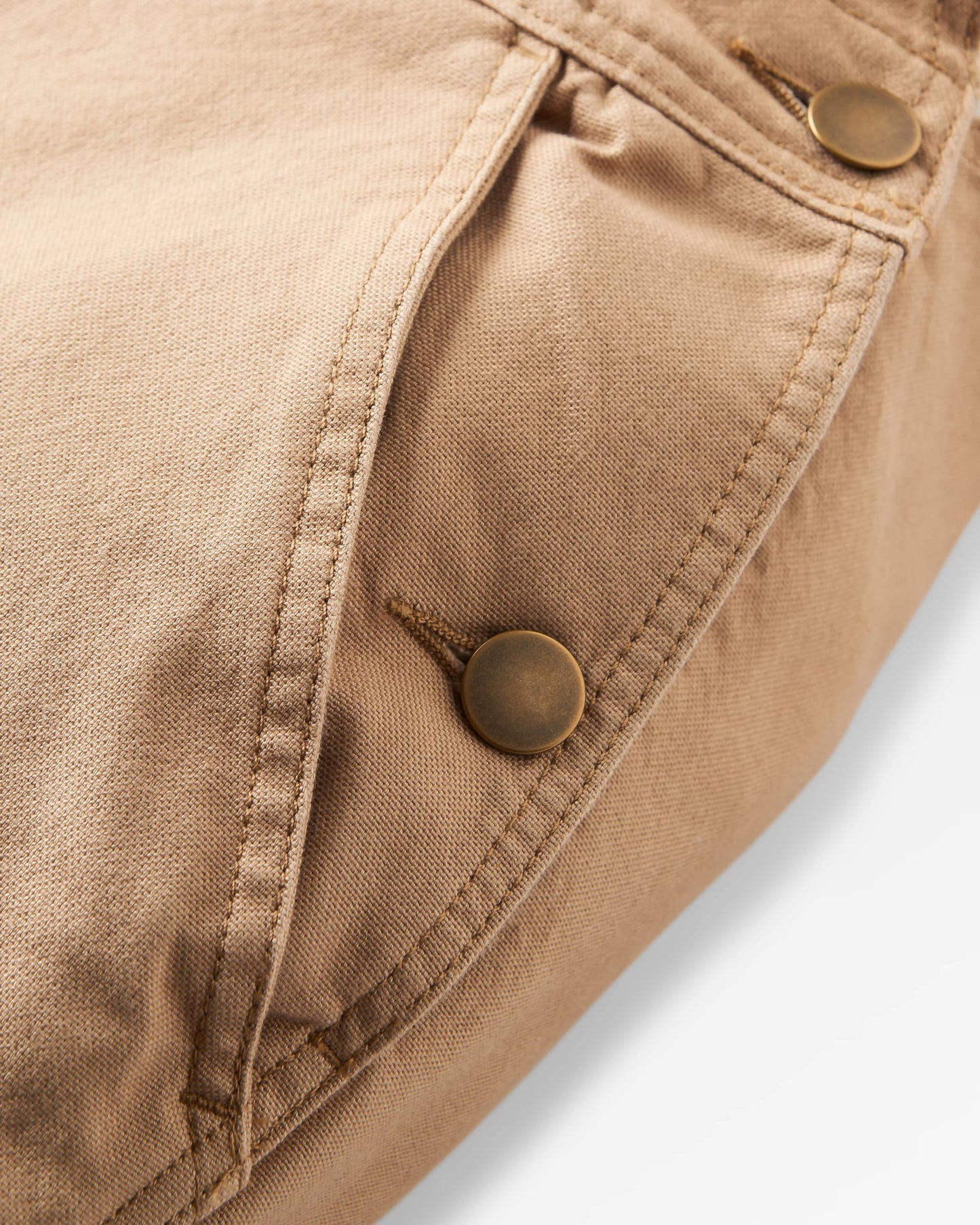 Vantage 2.0 Organic Cotton Dungaree - Biscuit - Flatlay