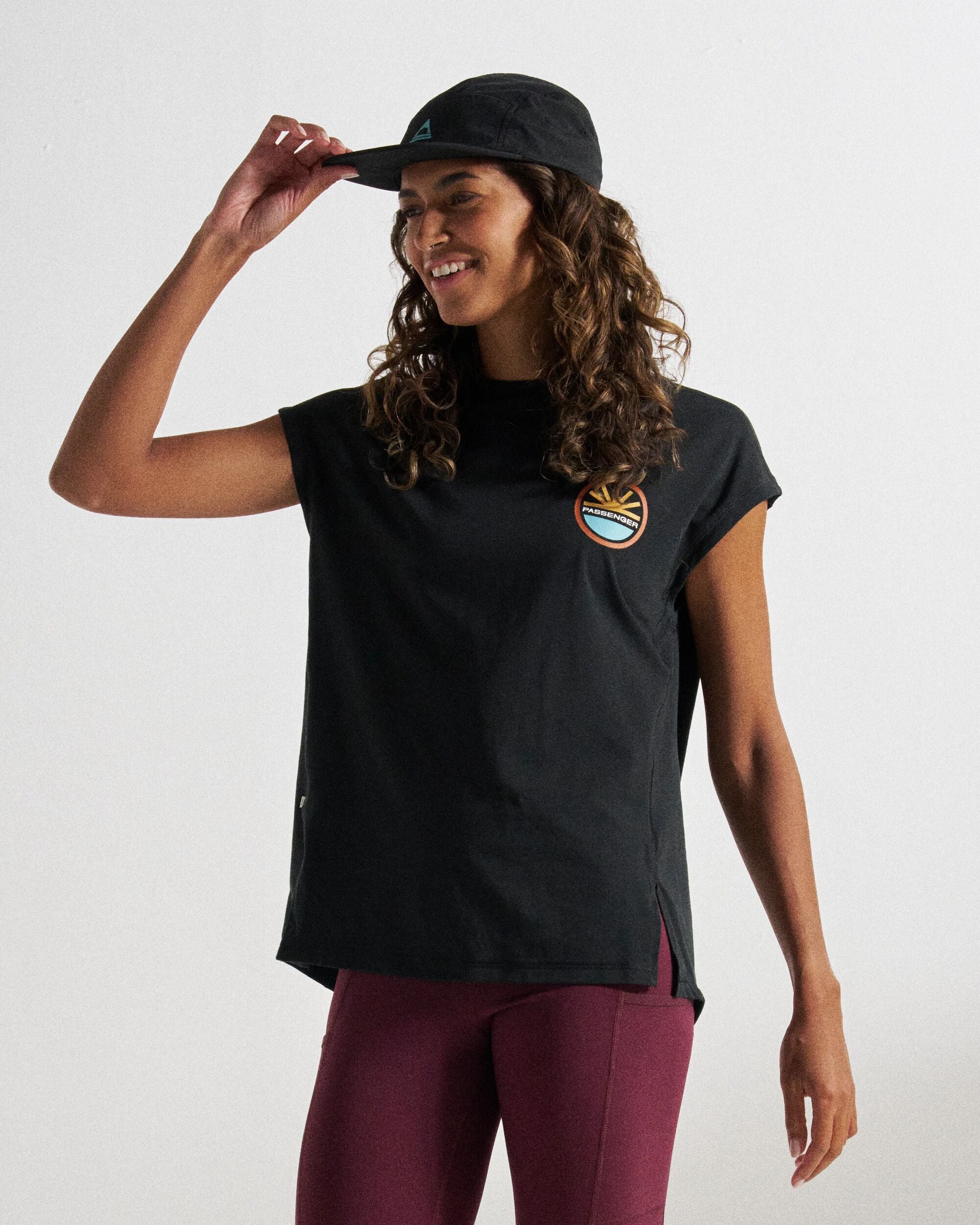 Chase The Light Drirelease® Active T-Shirt - Black - Studio Model
