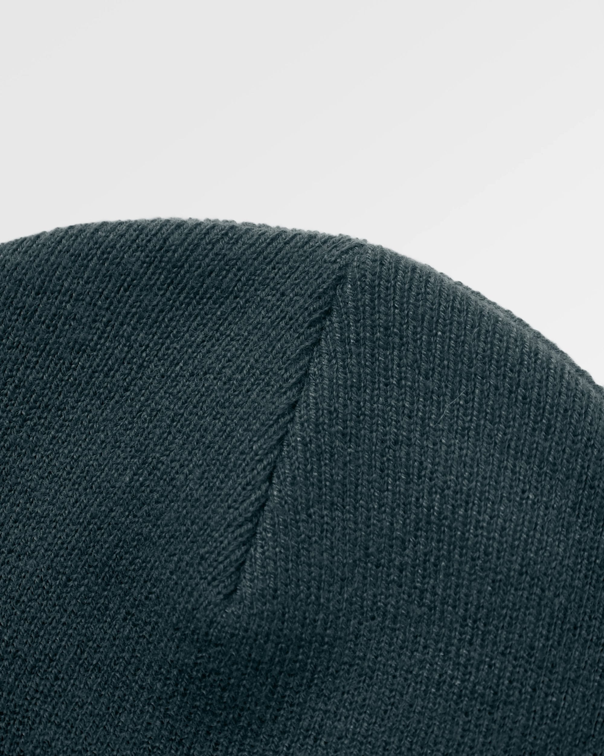 Core Recycled High-Top Beanie - Dark Fern  - Flatlay