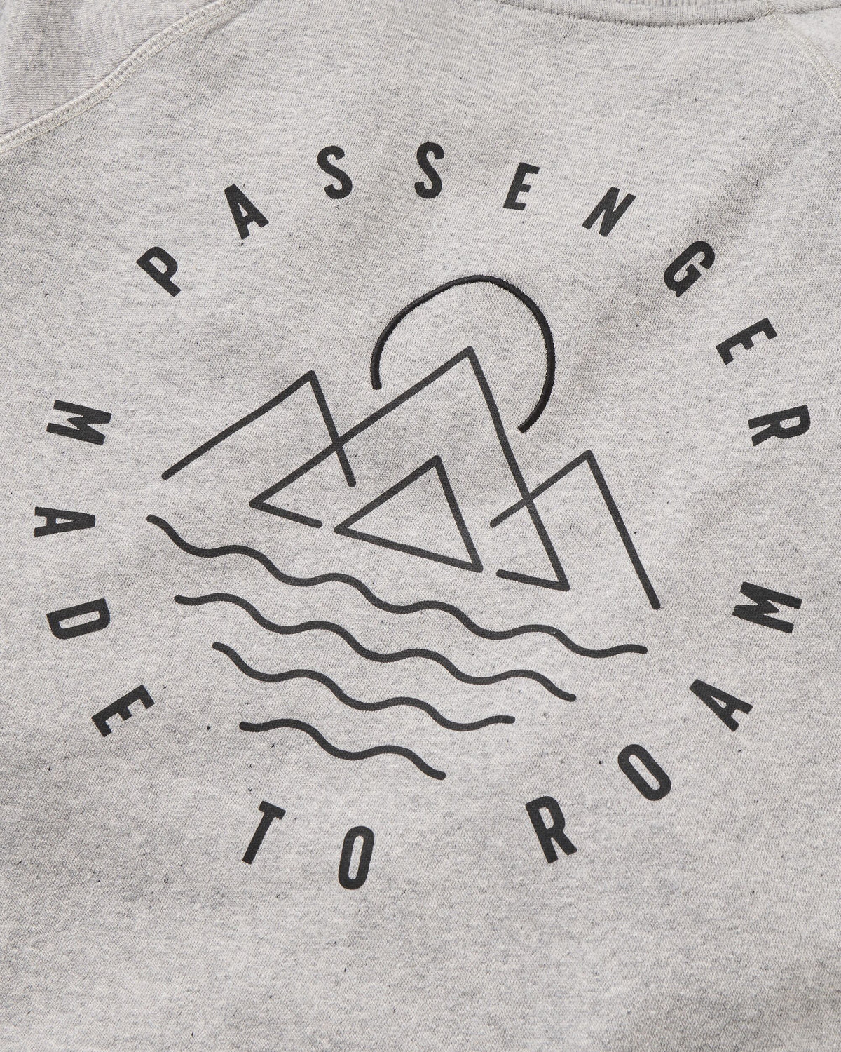 Remote Sweatshirt - Grey Marl - Flatlay