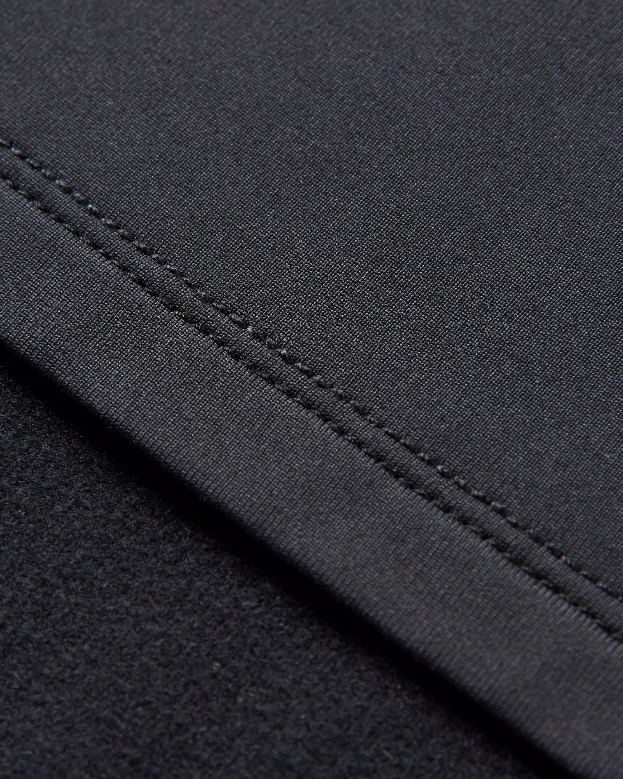 Hatha Recycled Active Top - Black - Flatlay