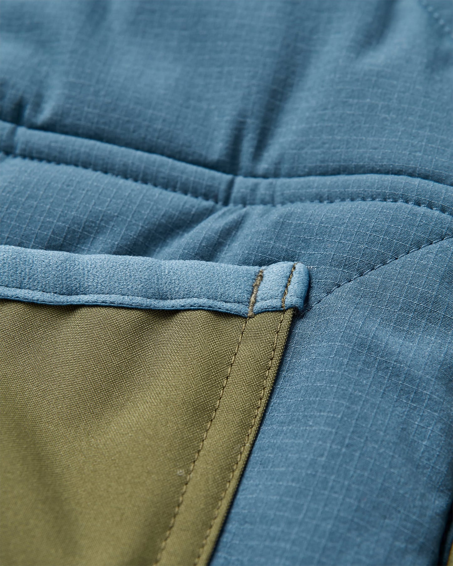 Campscape Parka - Khaki/Dark Denim - Flatlay