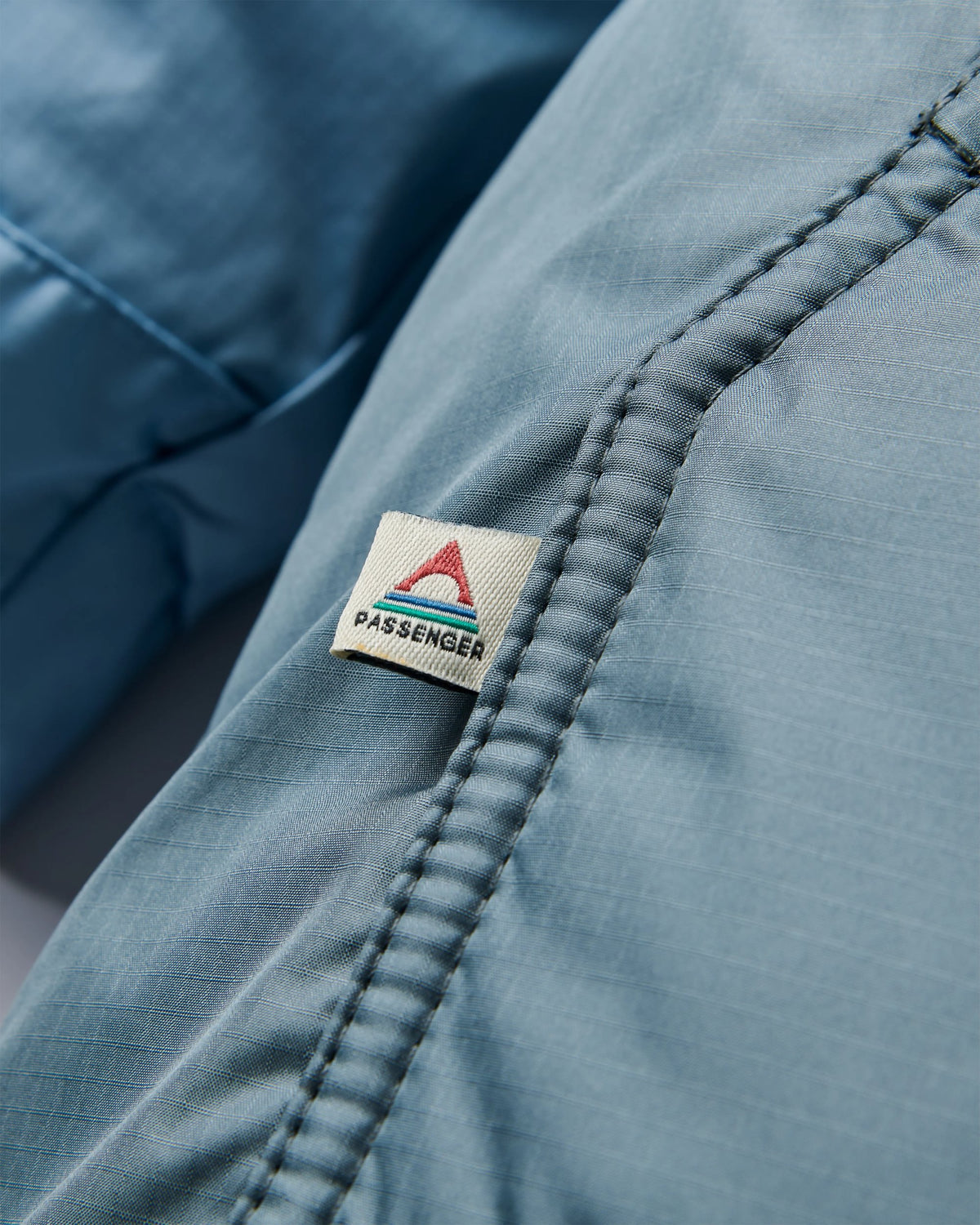 Waves Sherpa Lined Changing Robe - Faded Denim/Storm Grey - Flatlay