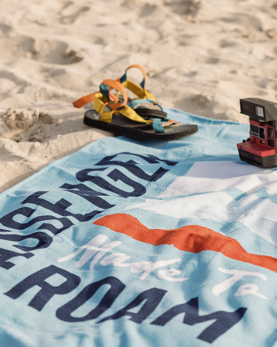 Portland Beach Recycled Towel - Provincial Blue
