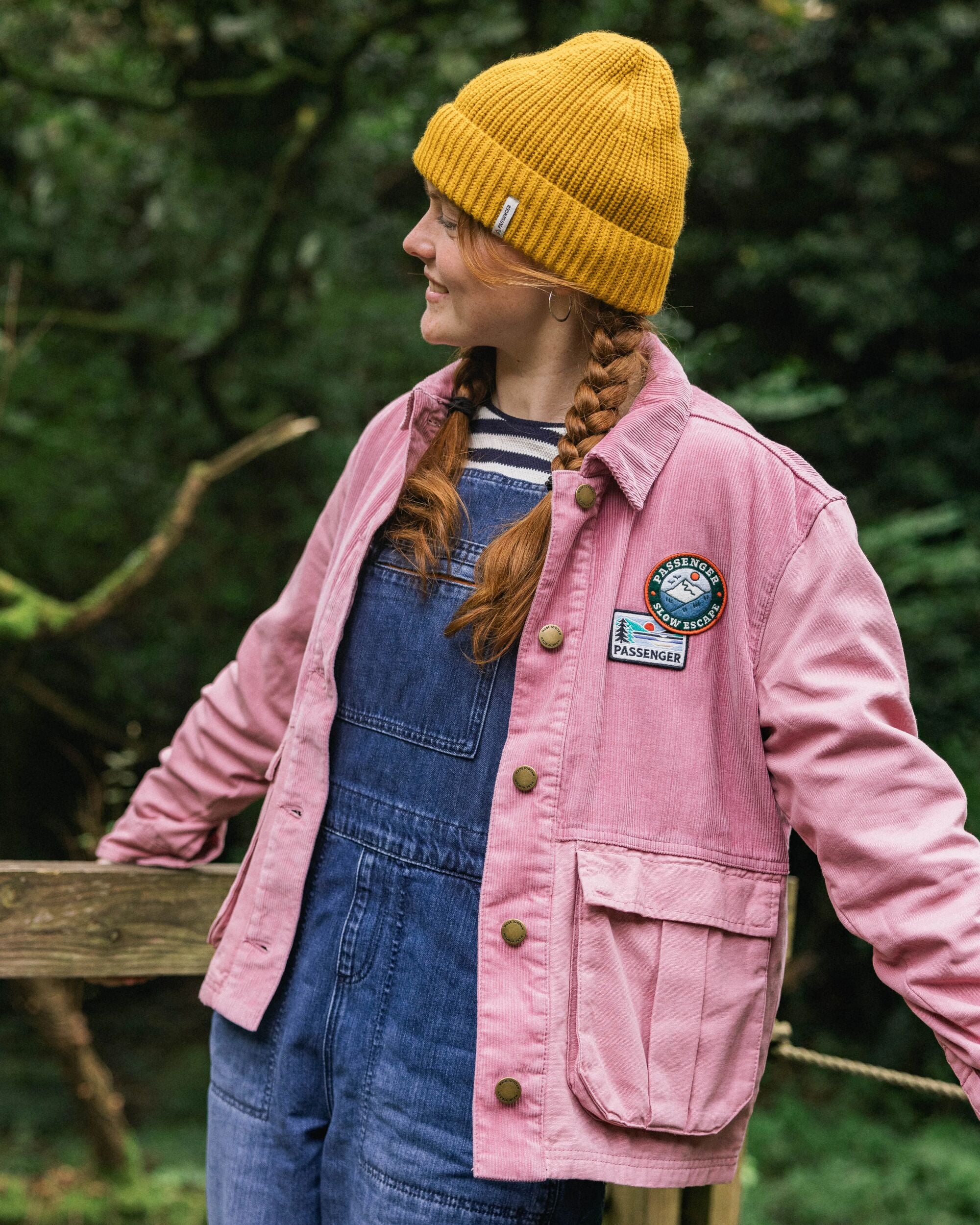 Nomad Corduroy Overshirt Pink Haze – Passenger - Main Image