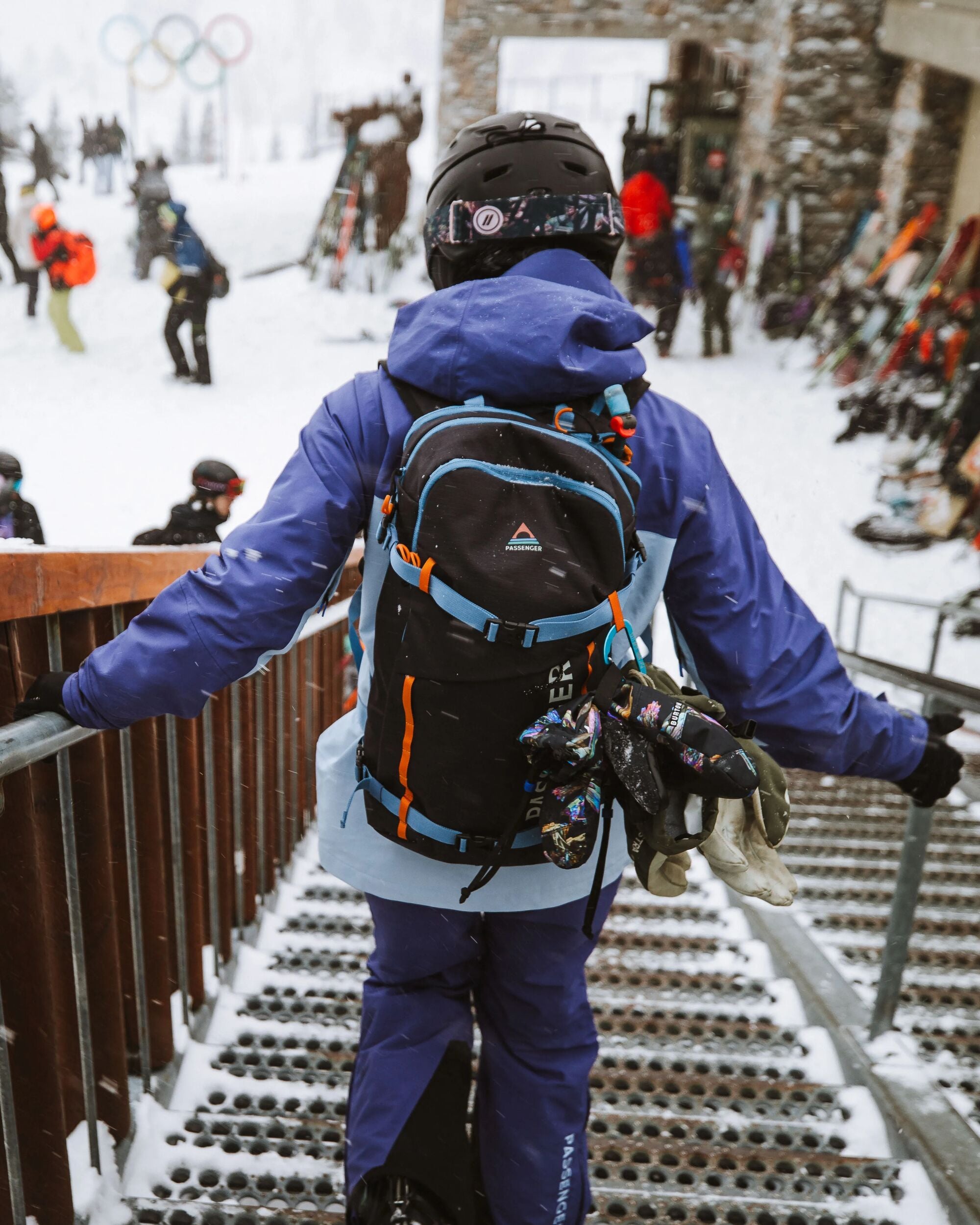 Snowscape Recycled Backpack - Phantom Black - IGC - Female