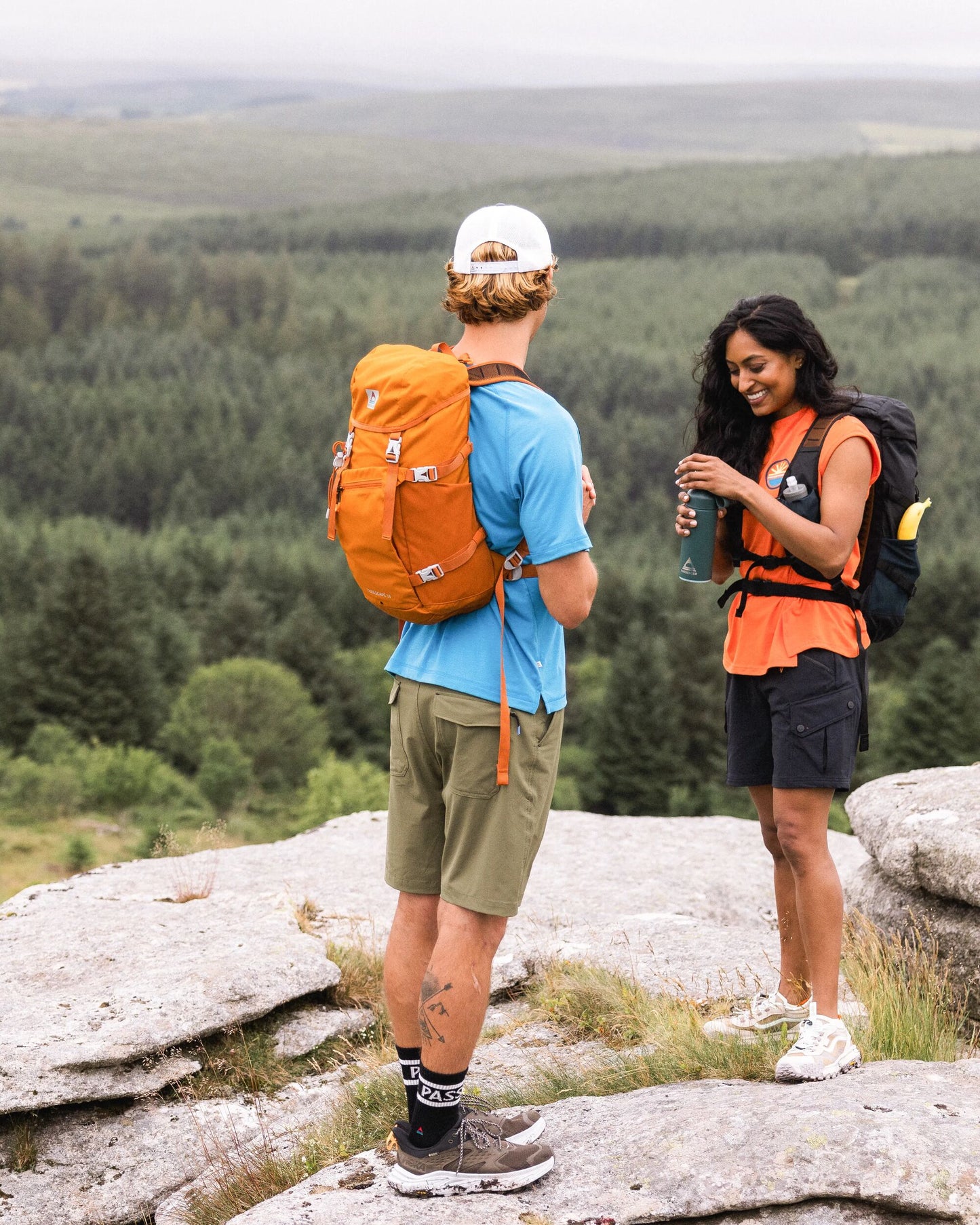 Trailscape Recycled 18L Backpack - Sunrise Orange - Lifestyle