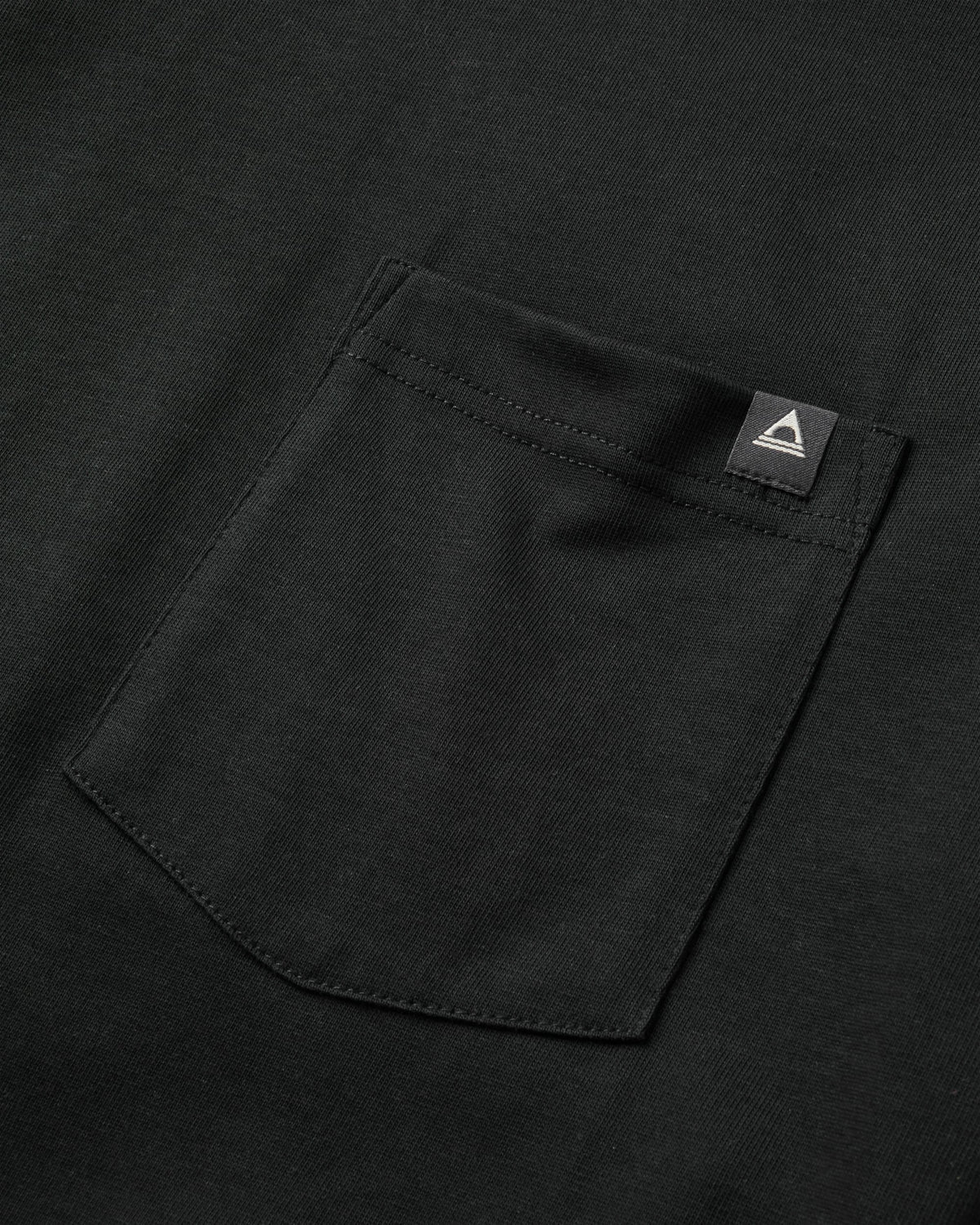 Heritage Relaxed Fit LS T-Shirt - Black - Flatlay