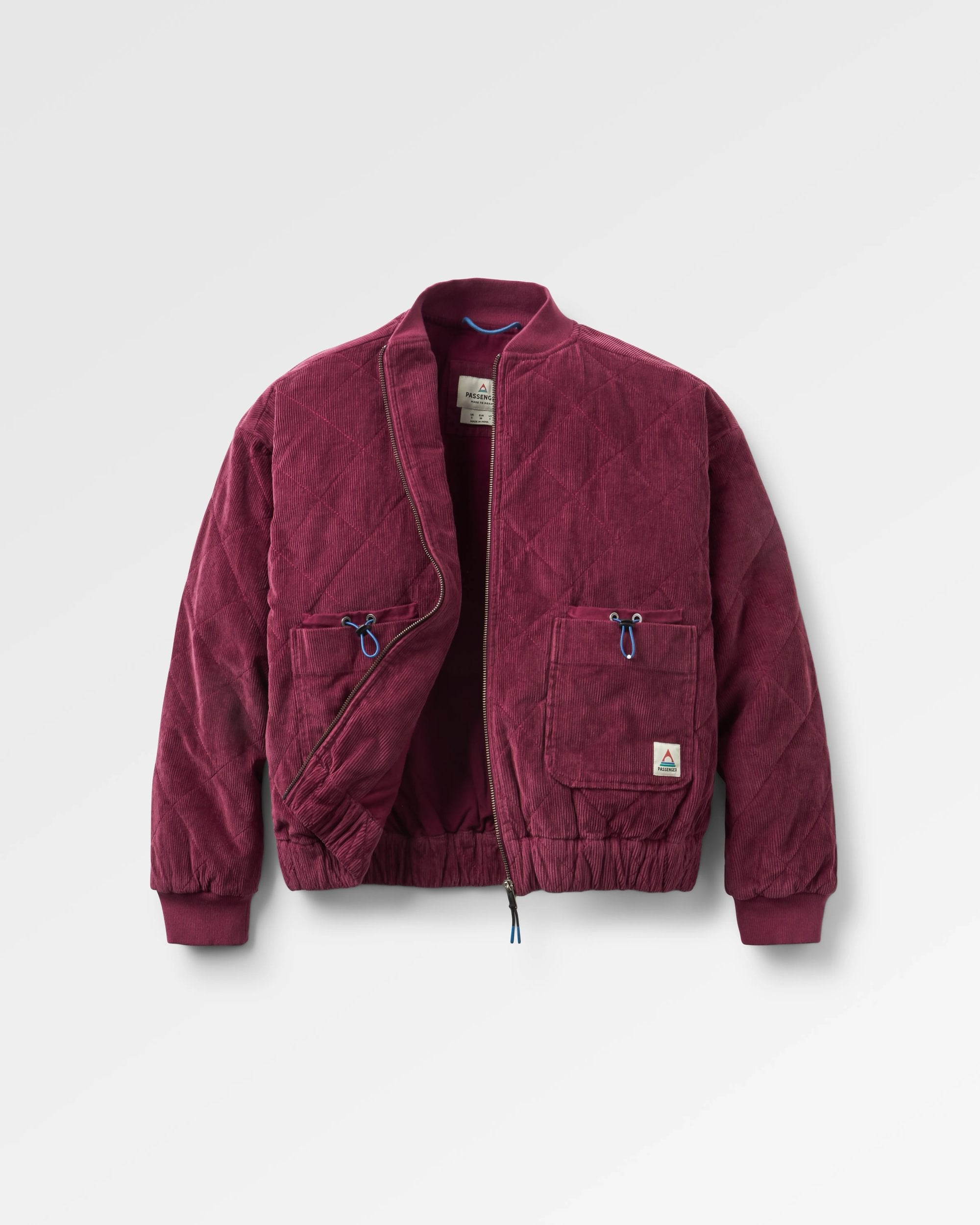 Lucia Cord Jacket - Fig - Flatlay