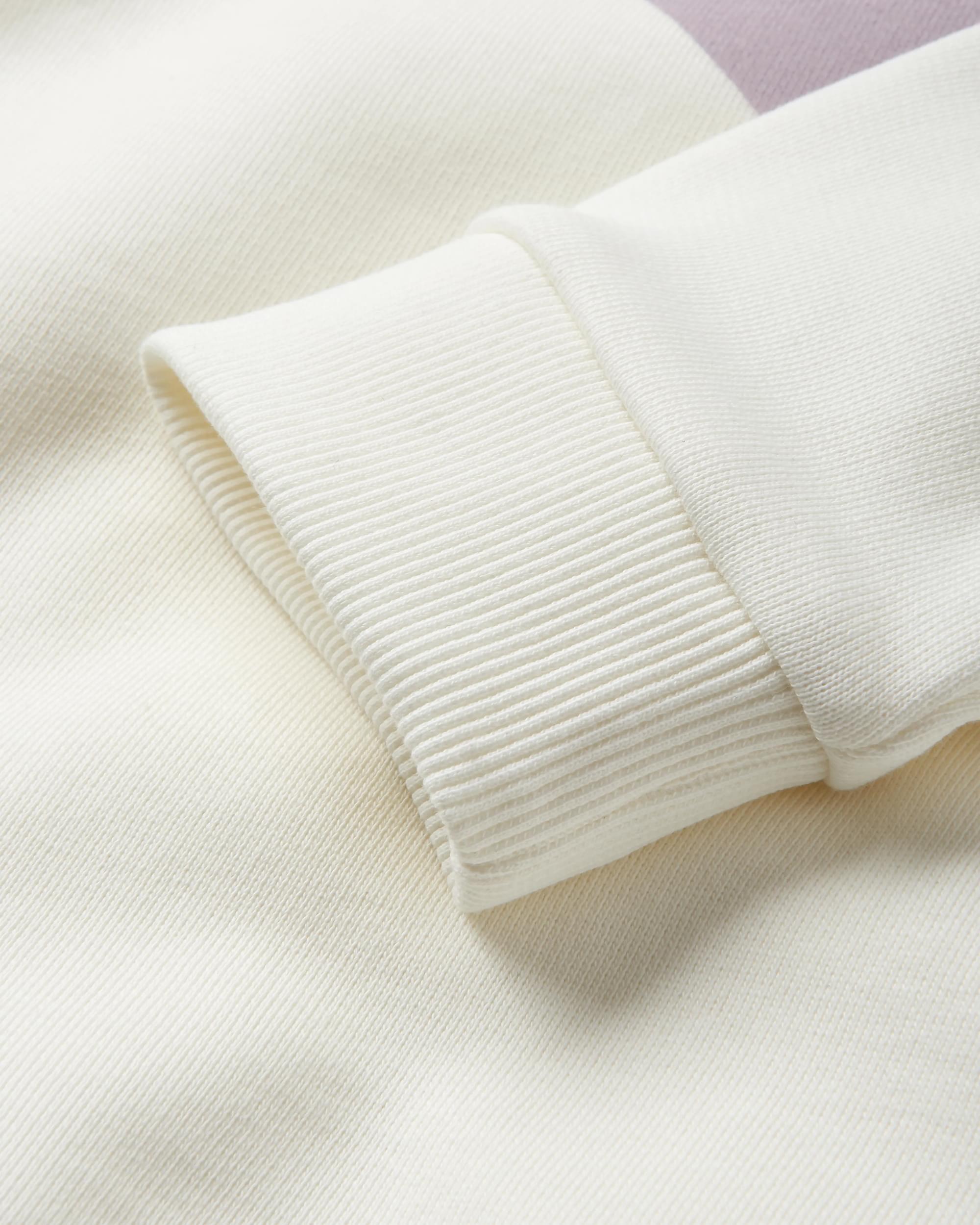 Sunsets Organic Cotton Hoodie - Marshmallow - Flatlay