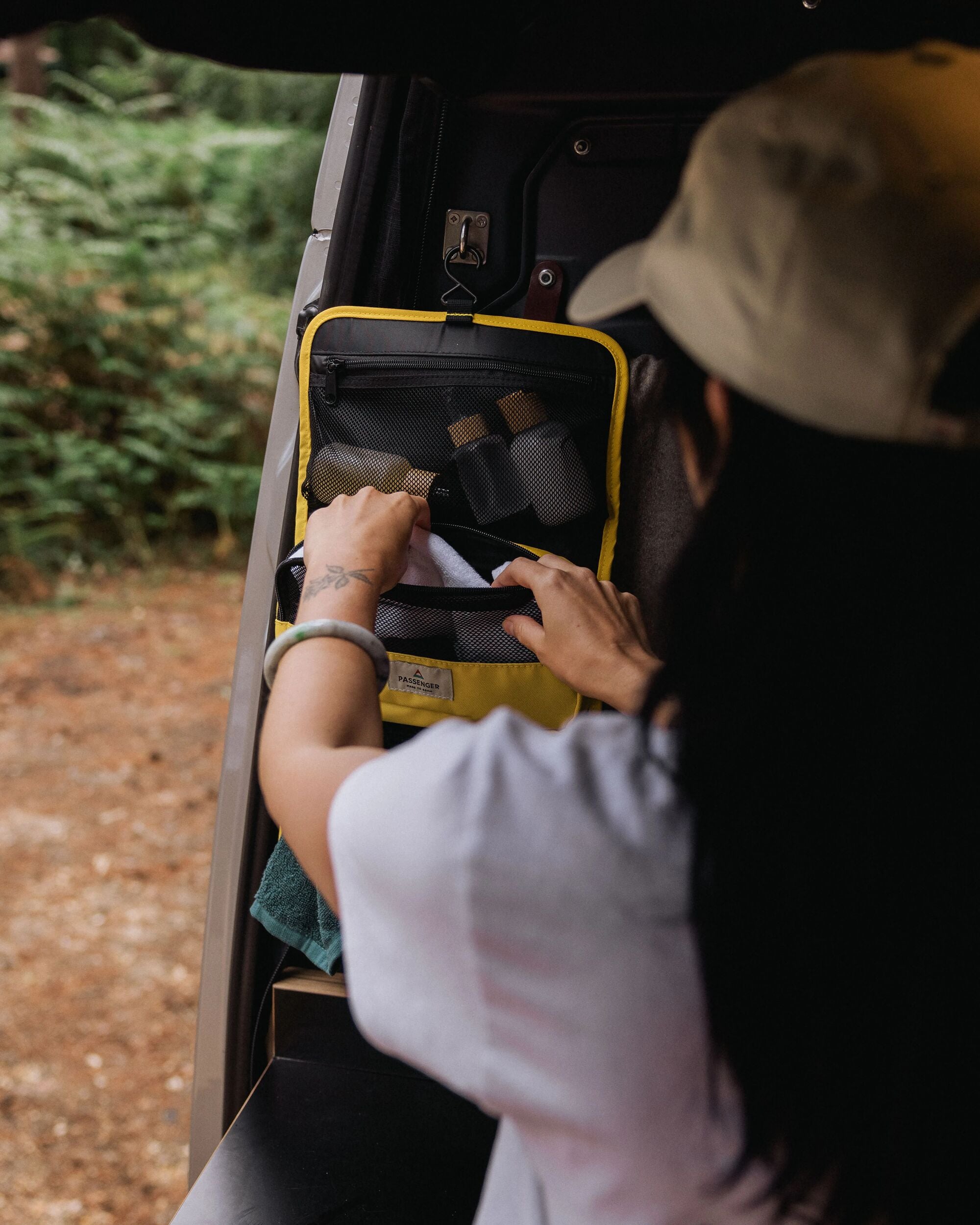 Drop Recycled Wash Kit - Dandelion Yellow - Lifestyle - Female