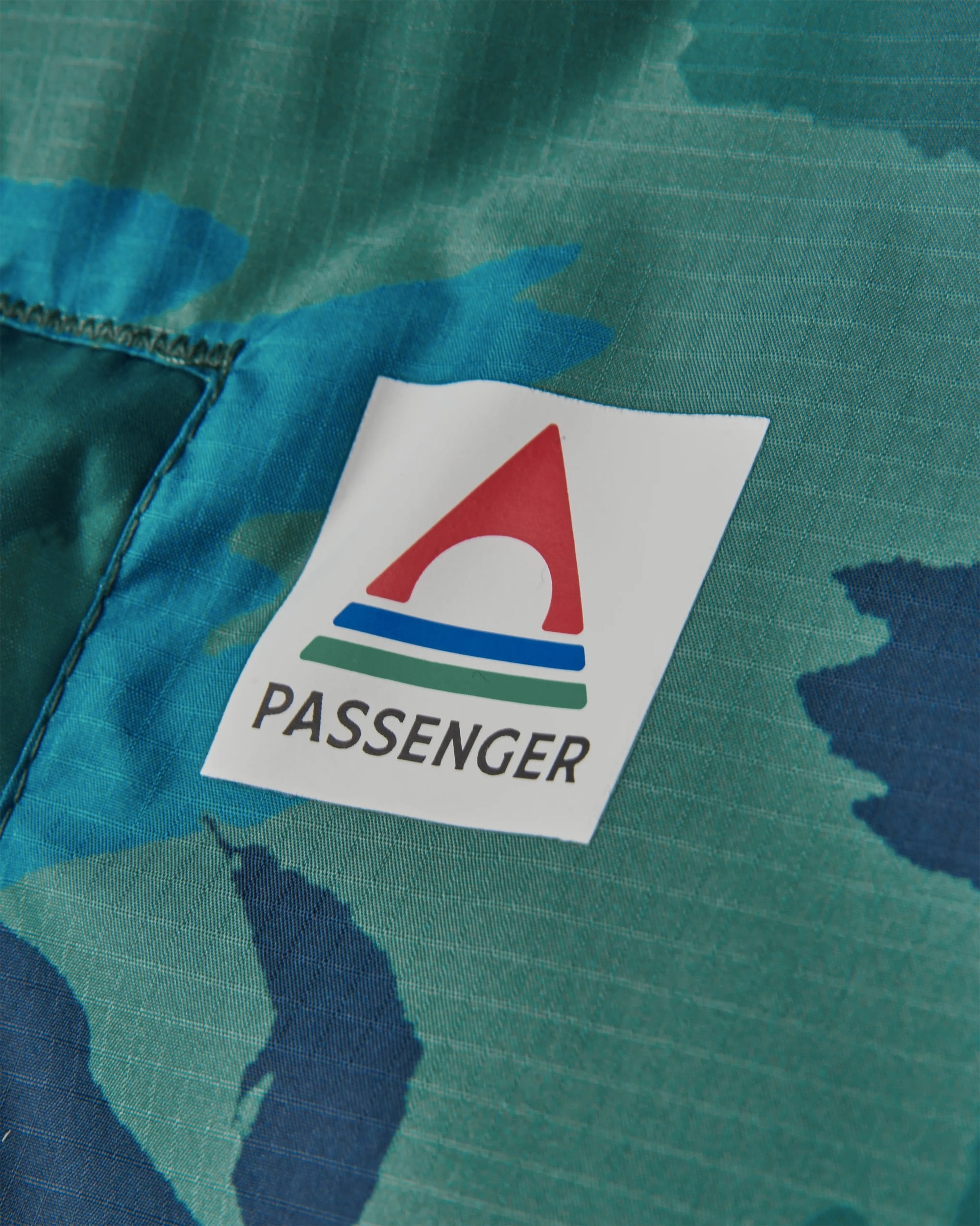 Waves Recycled Sherpa Lined Changing Robe - Alpine Camo Rain Forest - Flatlay