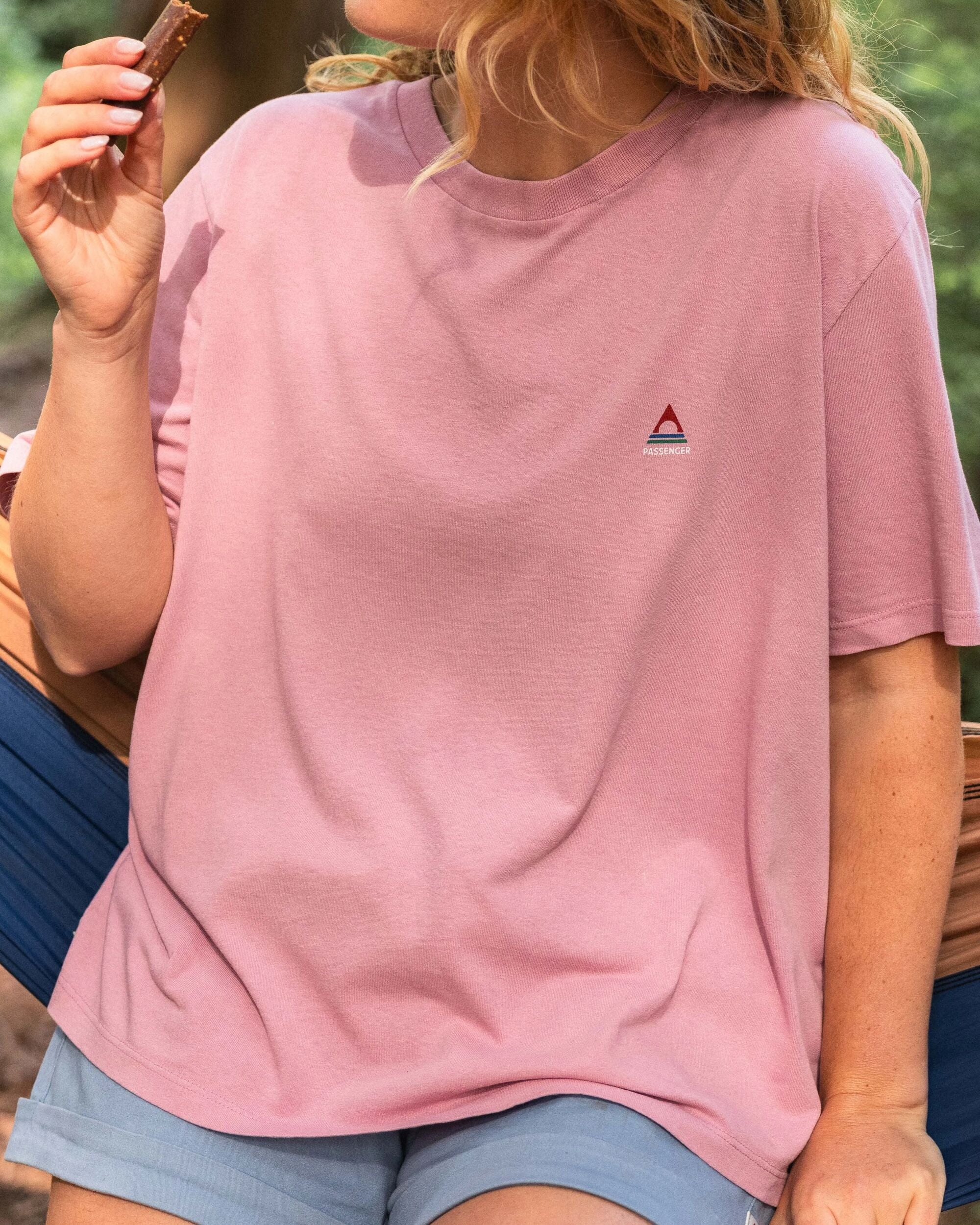 Classic Recycled Cotton T-Shirt - Pink Haze - Lifestyle