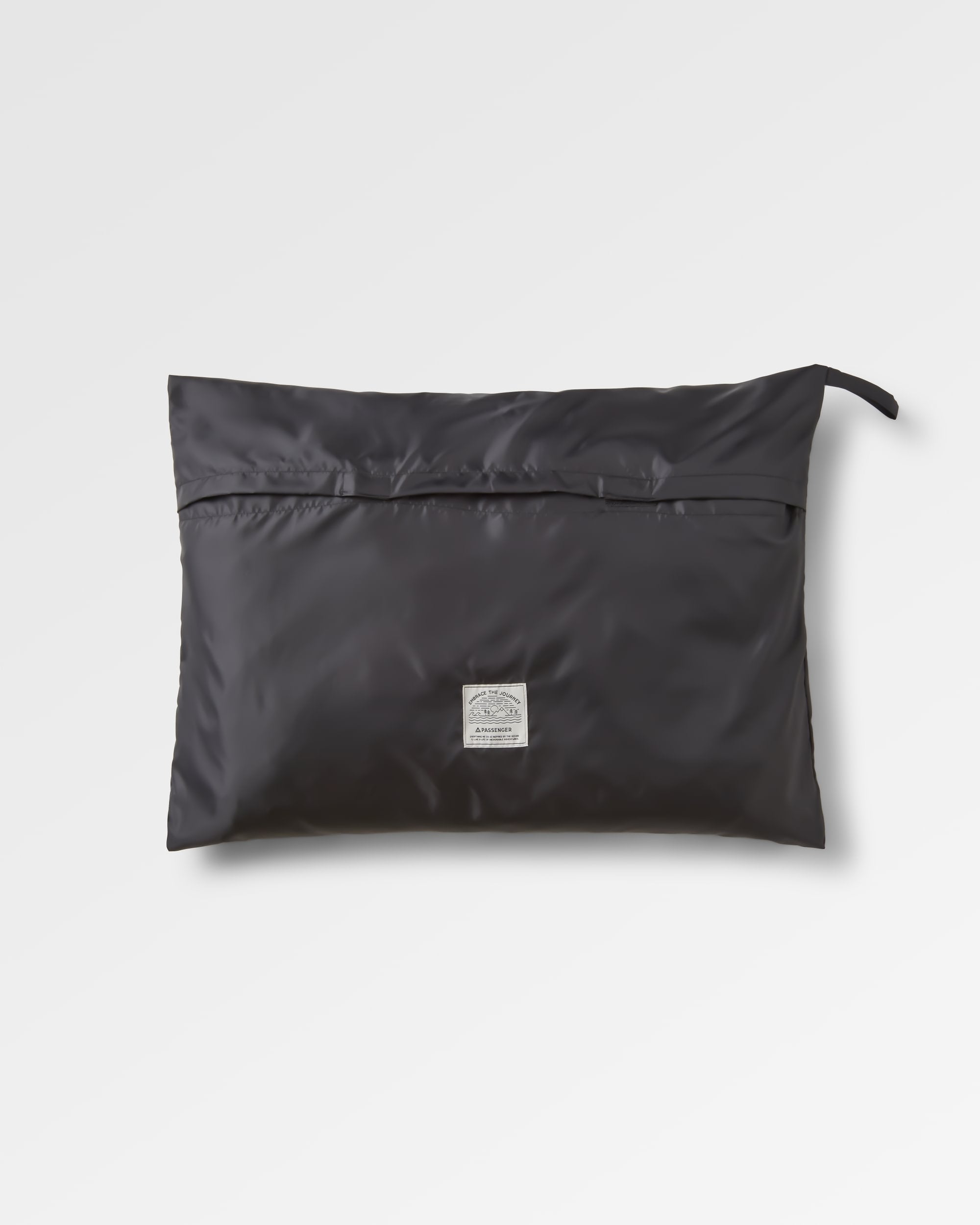 Waves Recycled Sherpa-Lined Changing Robe - Dark Denim/ Deep Navy - Flatlay