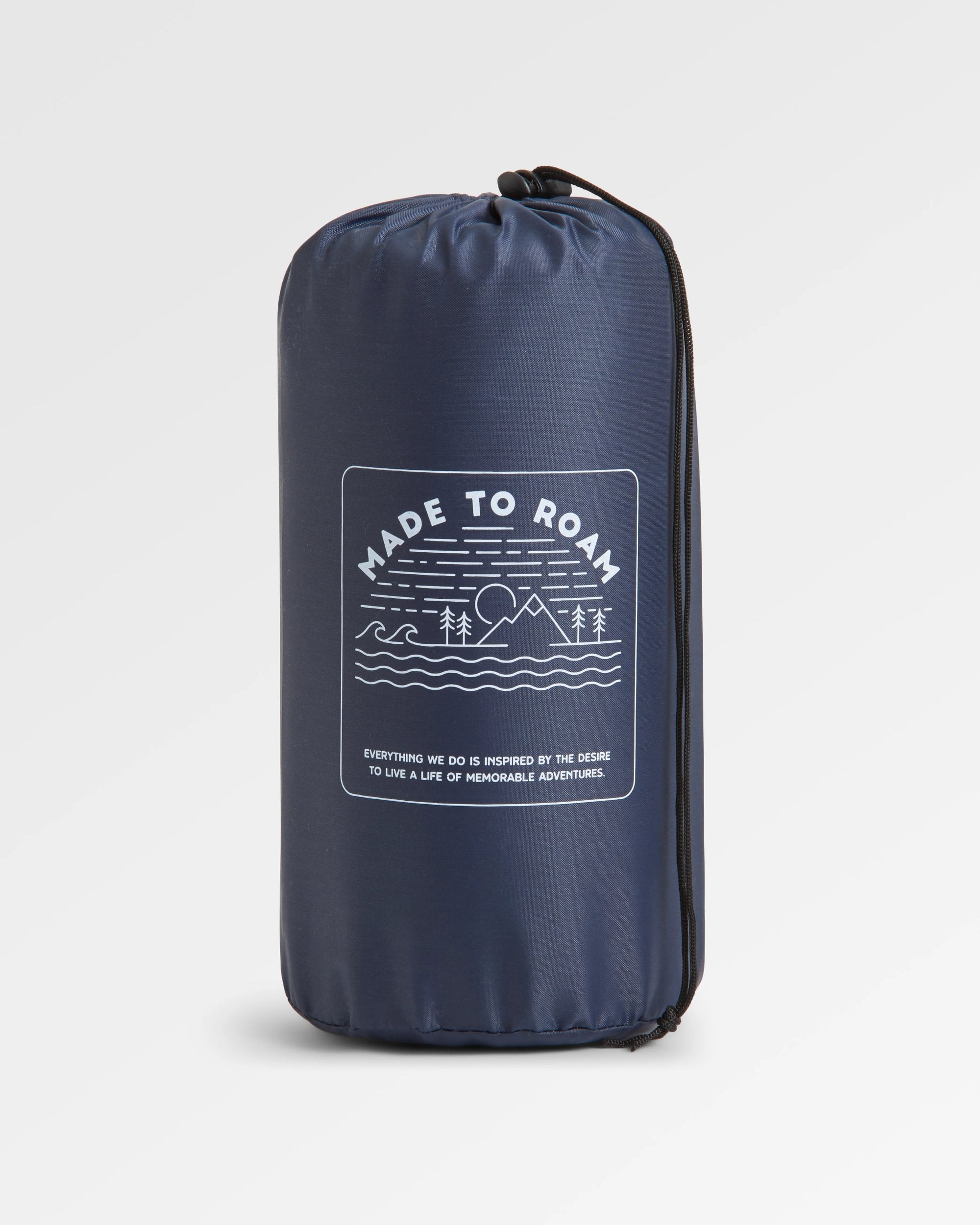 Travel Recycled Quick Dry Towel - Seaweed Blue Steel - Flatlay