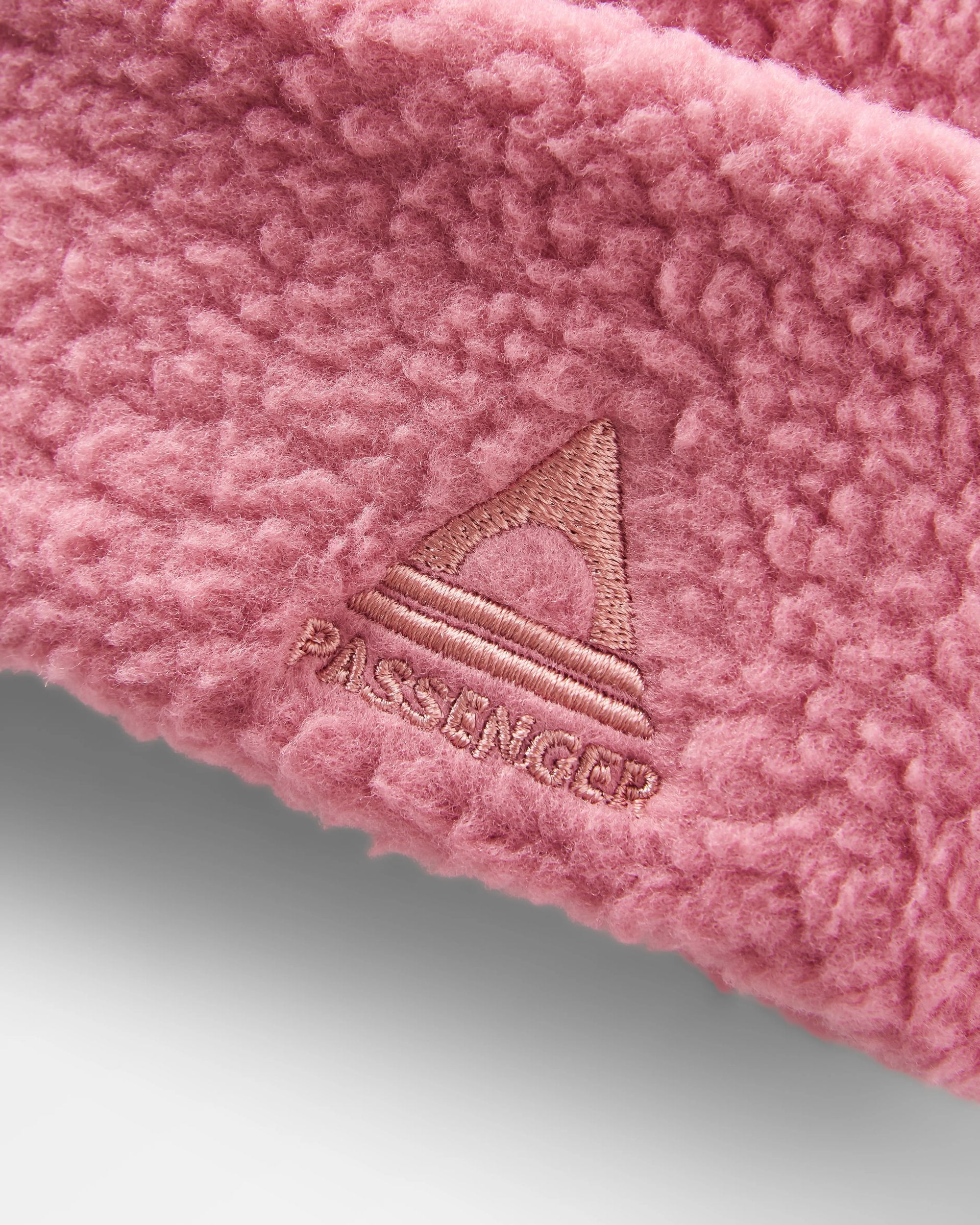 Snow Recycled Sherpa Beanie - Pink Haze - Flatlay
