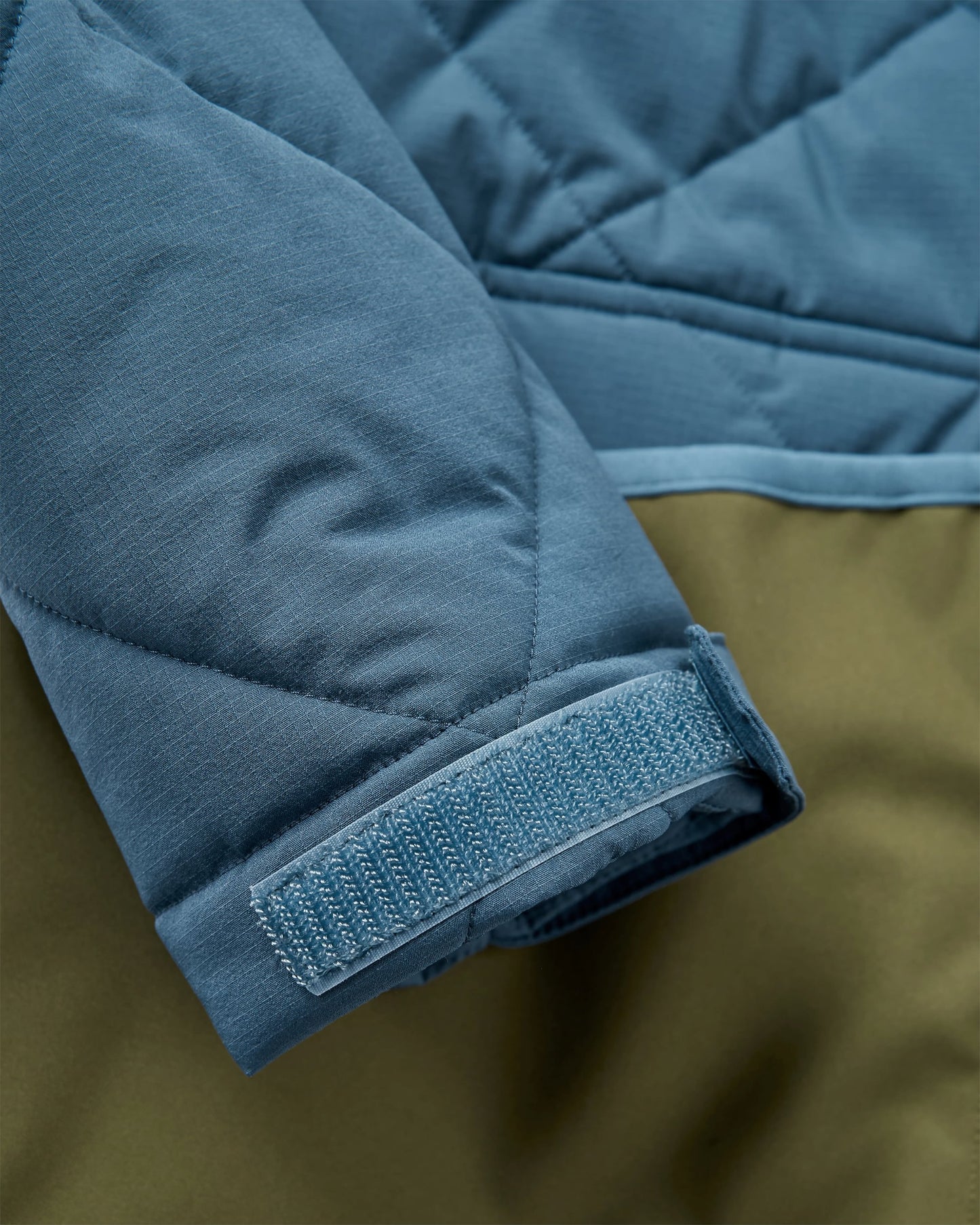 Campscape Parka - Khaki/Dark Denim - Flatlay