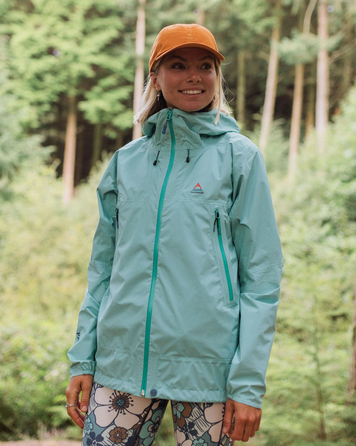 Trailscape Light Women's Waterproof Jacket - Aqua - Lifestyle