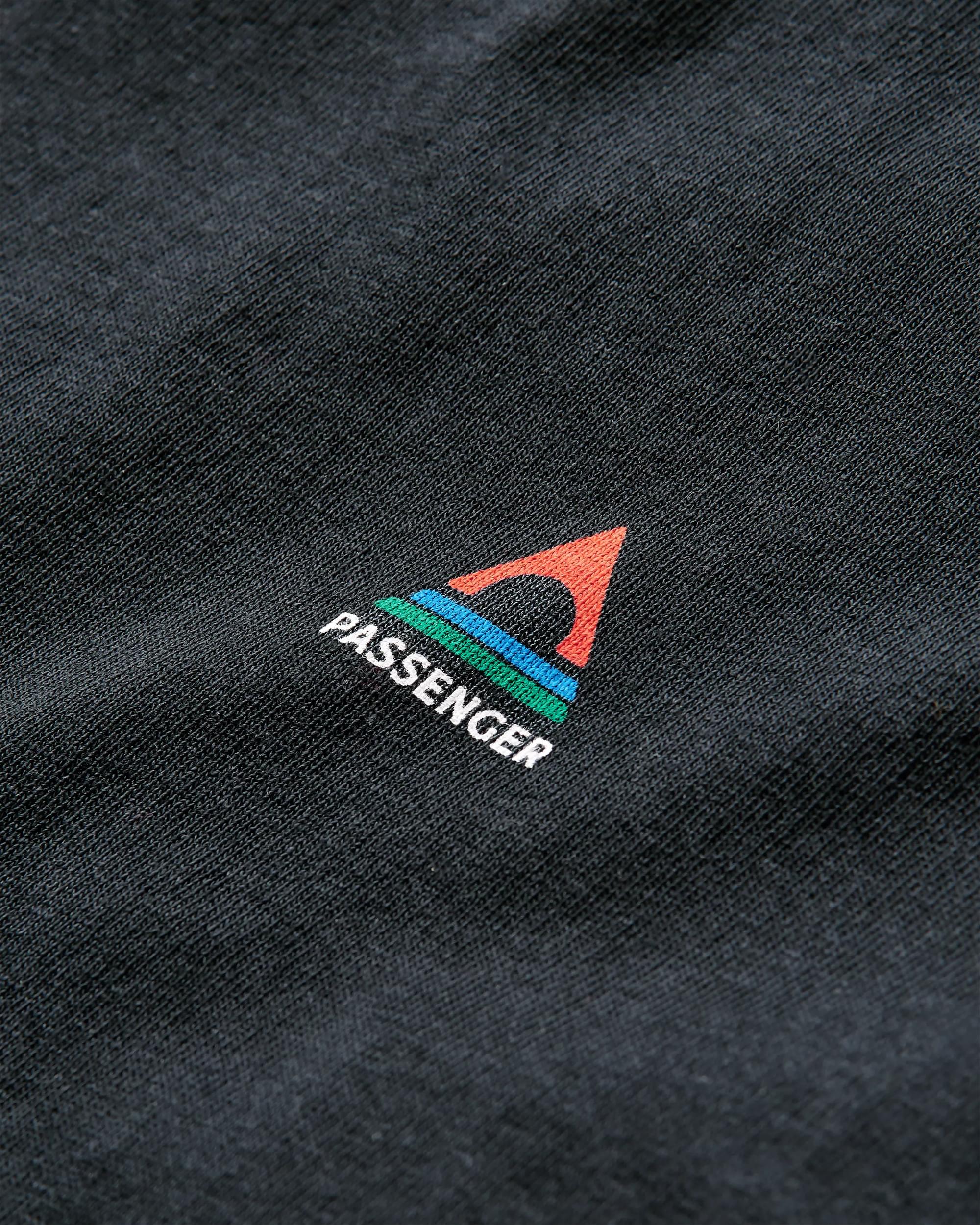 Classic Logo Recycled Cotton T-Shirt - Black - Flatlay