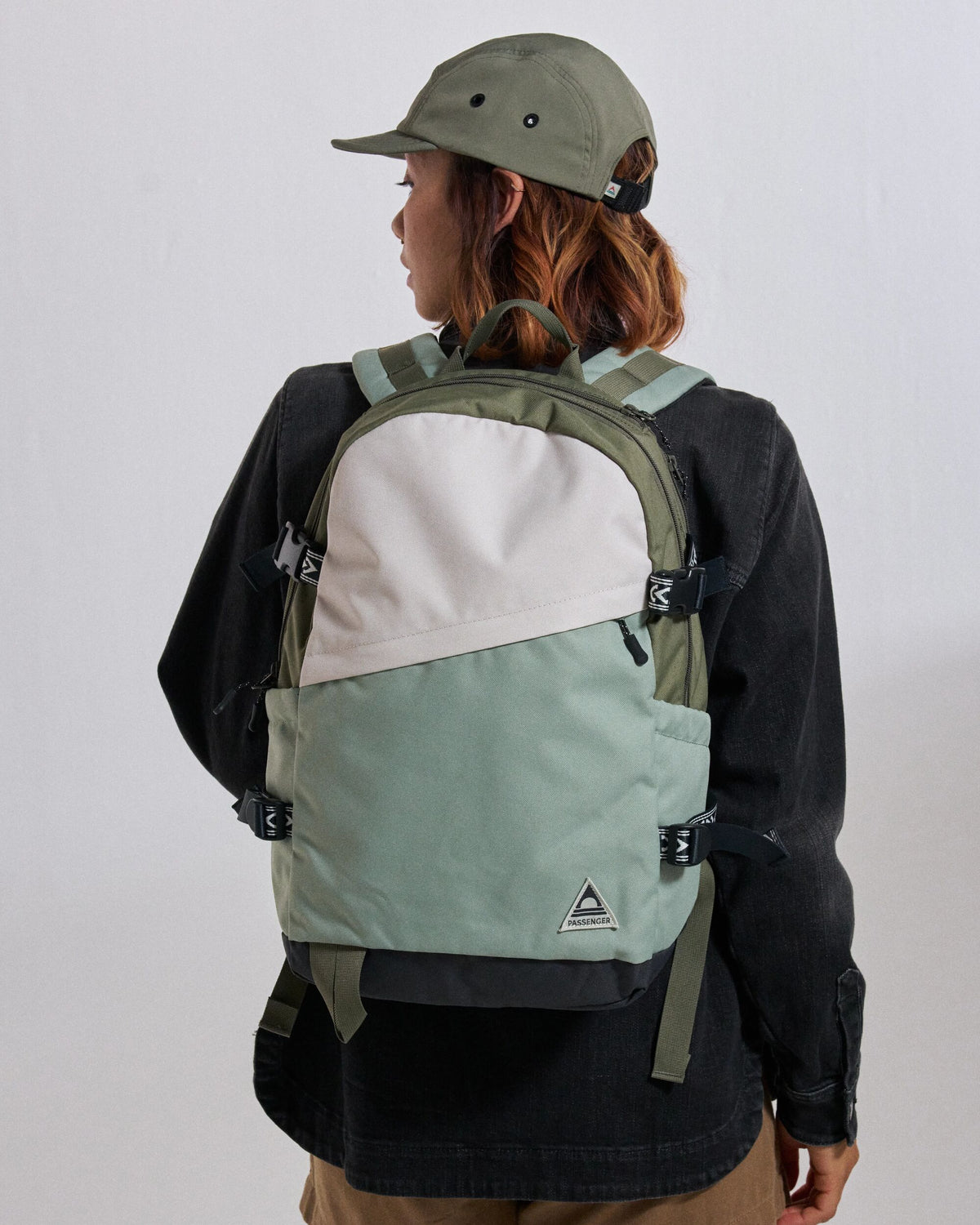 Boondocker Zip 22L Backpack - Pistachio/Misty Grey - Studio Model - Female