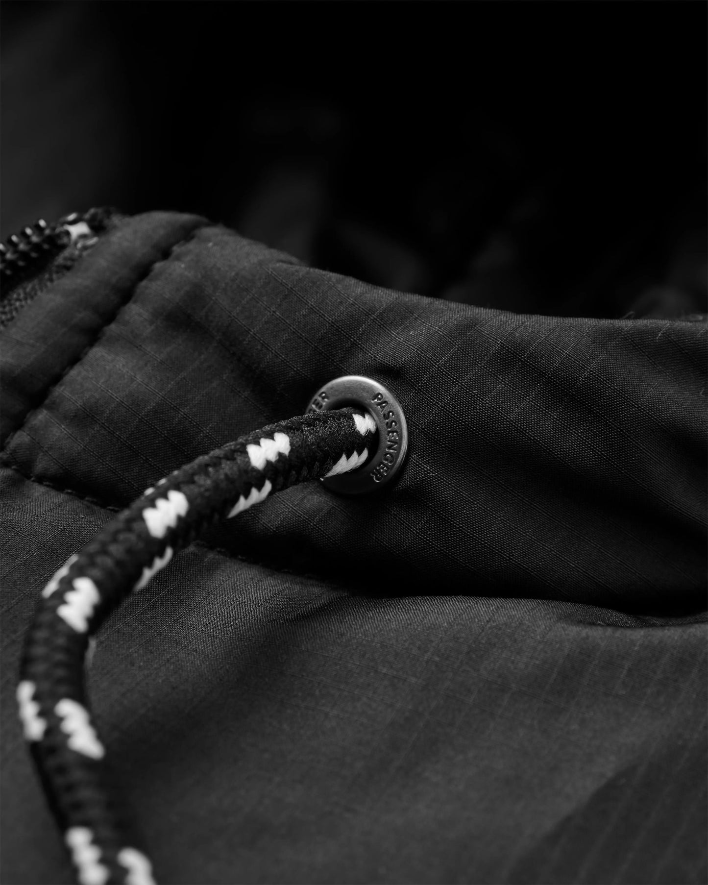 Oceanic Recycled Insulated 1/2 Zip Jacket - Black/Retro Orange - Flatlay