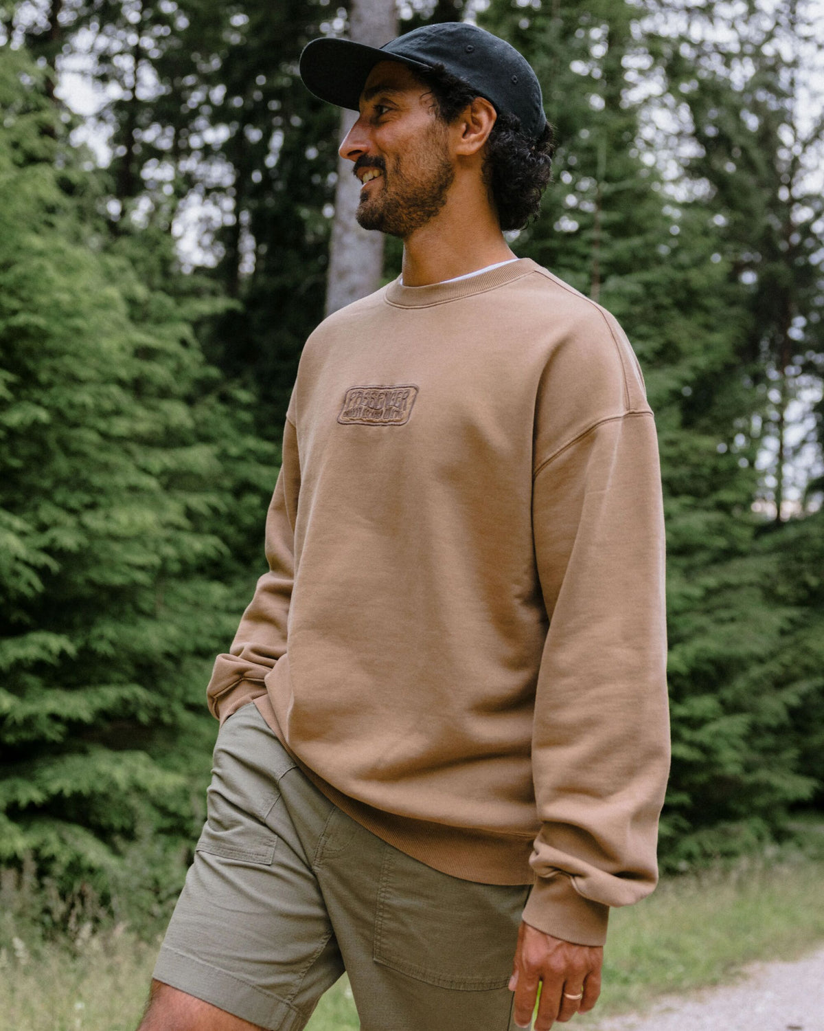 Boundless Relaxed Fit Sweatshirt - Caramel Brown - Lifestyle