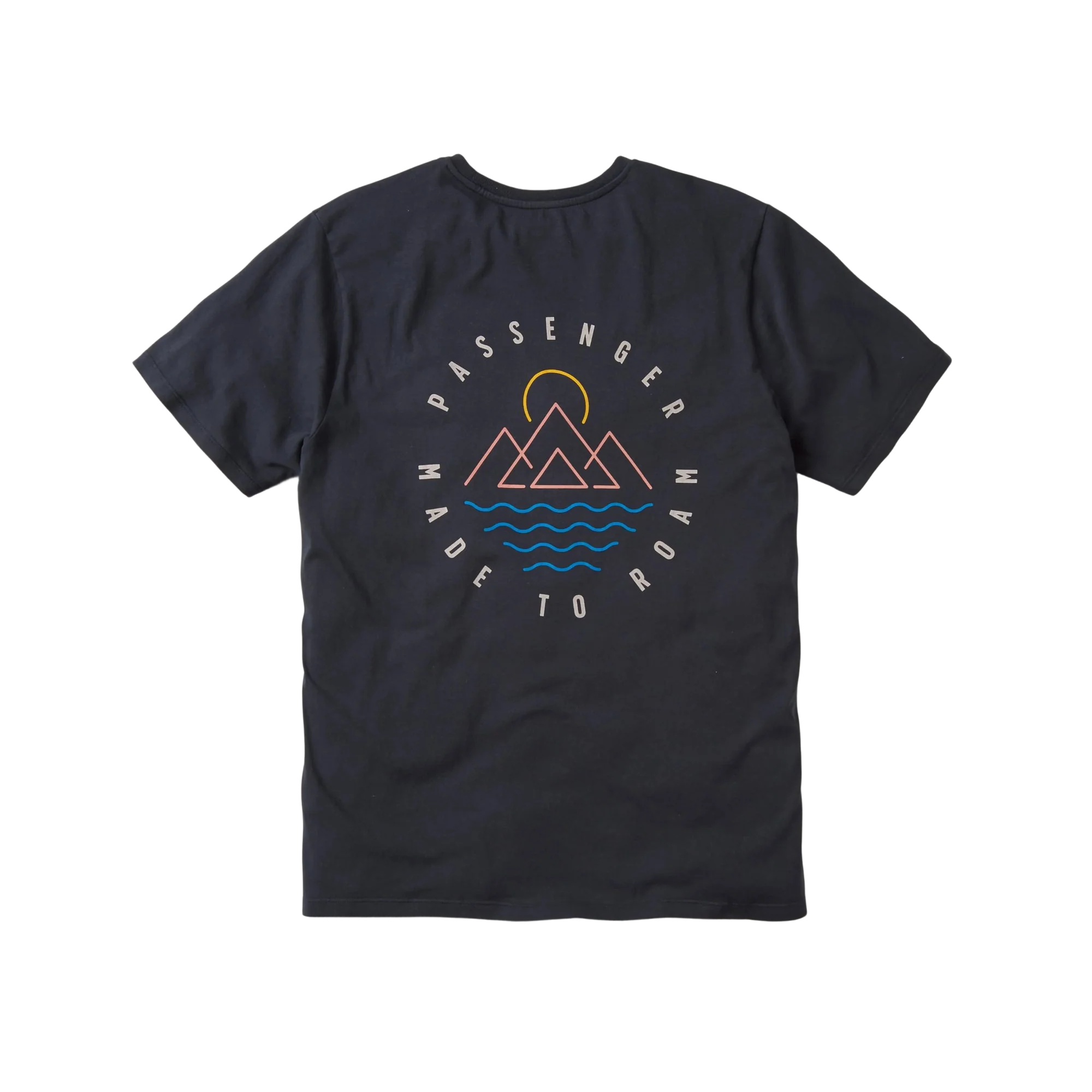 Escapism Baumwoll-T-Shirt - Schwarz