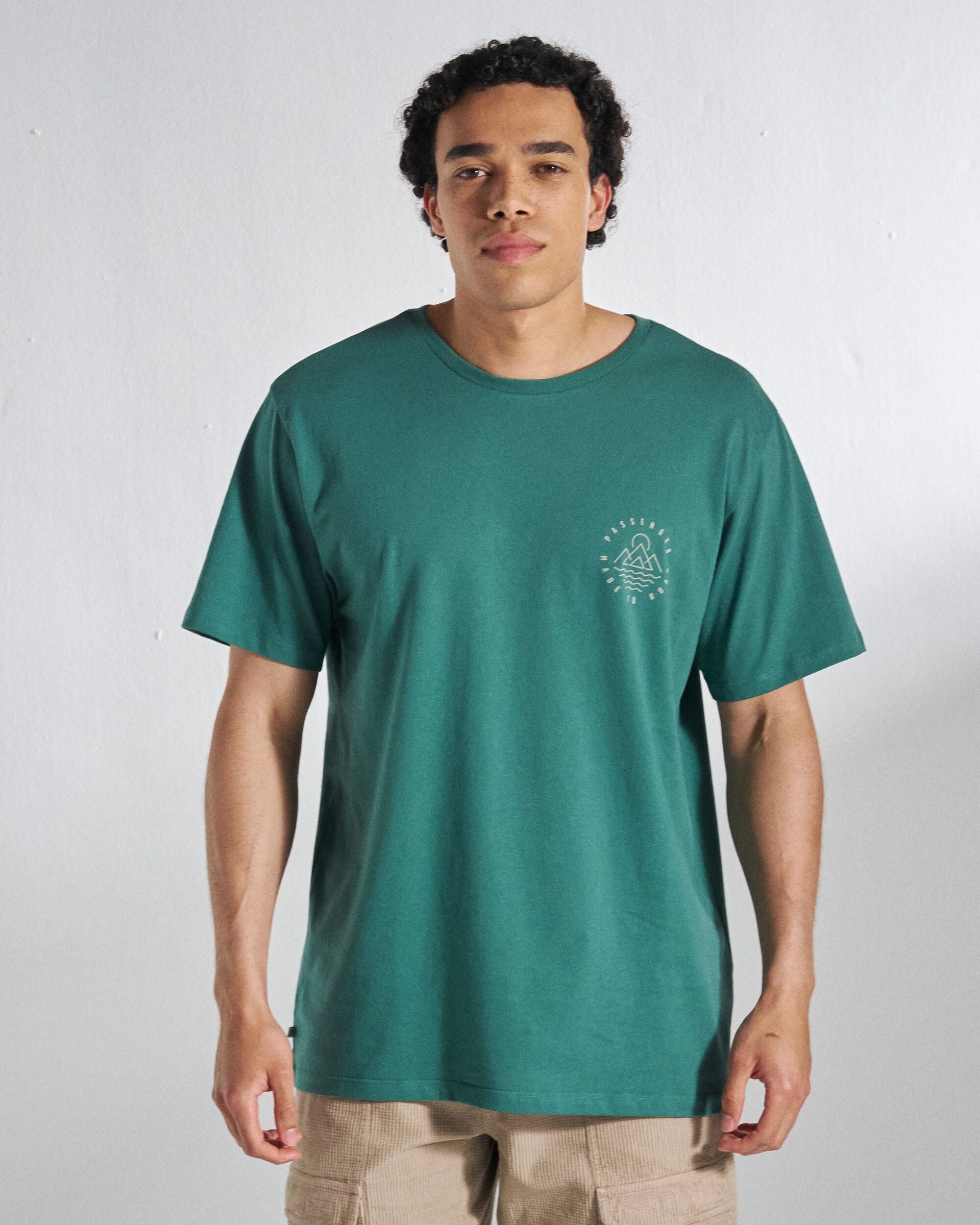 Escapism T-Shirt - Deep Ocean - Studio Model