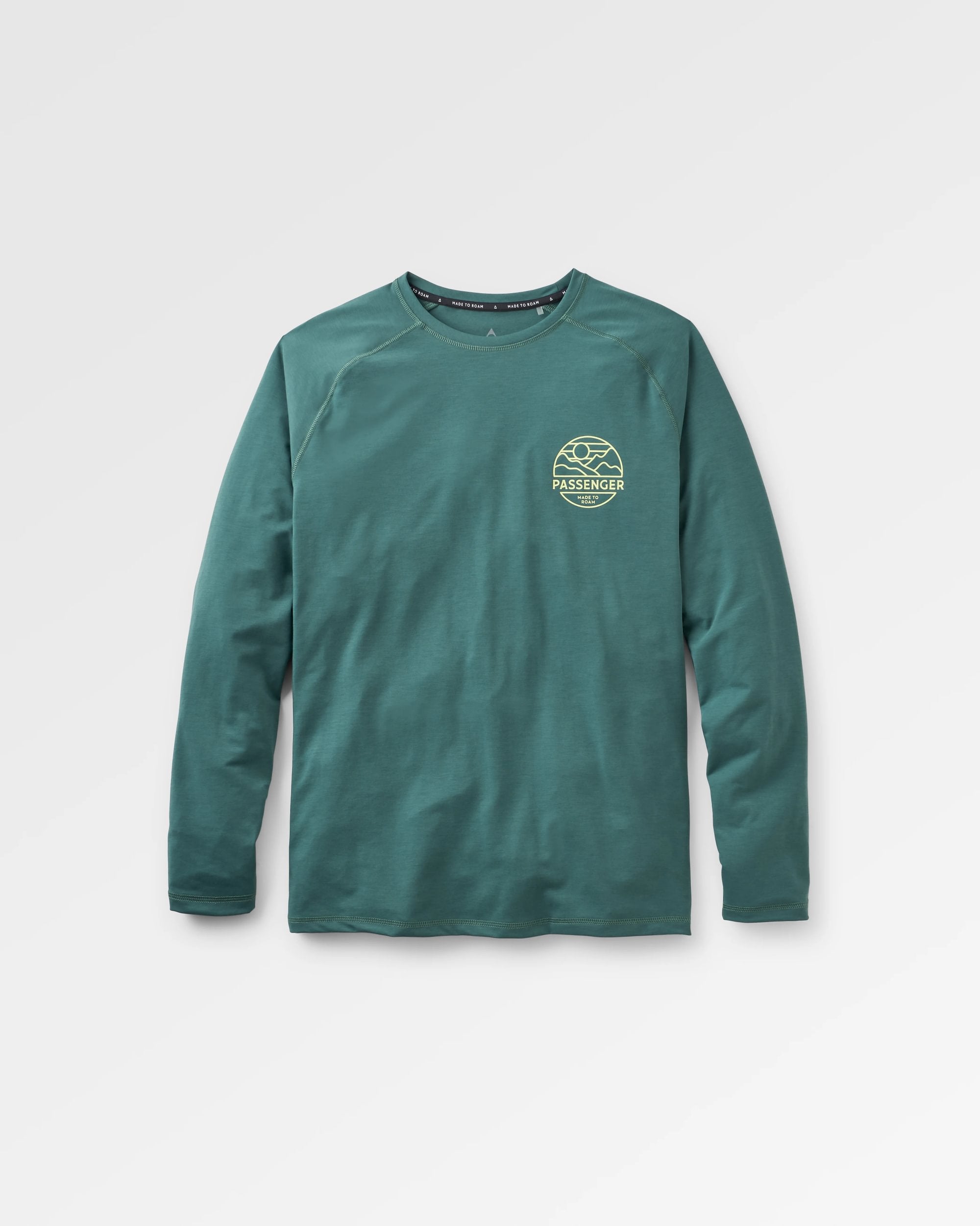 Sedona Drirelease® Recycled Active LS T-Shirt - Deep Ocean - Flatlay