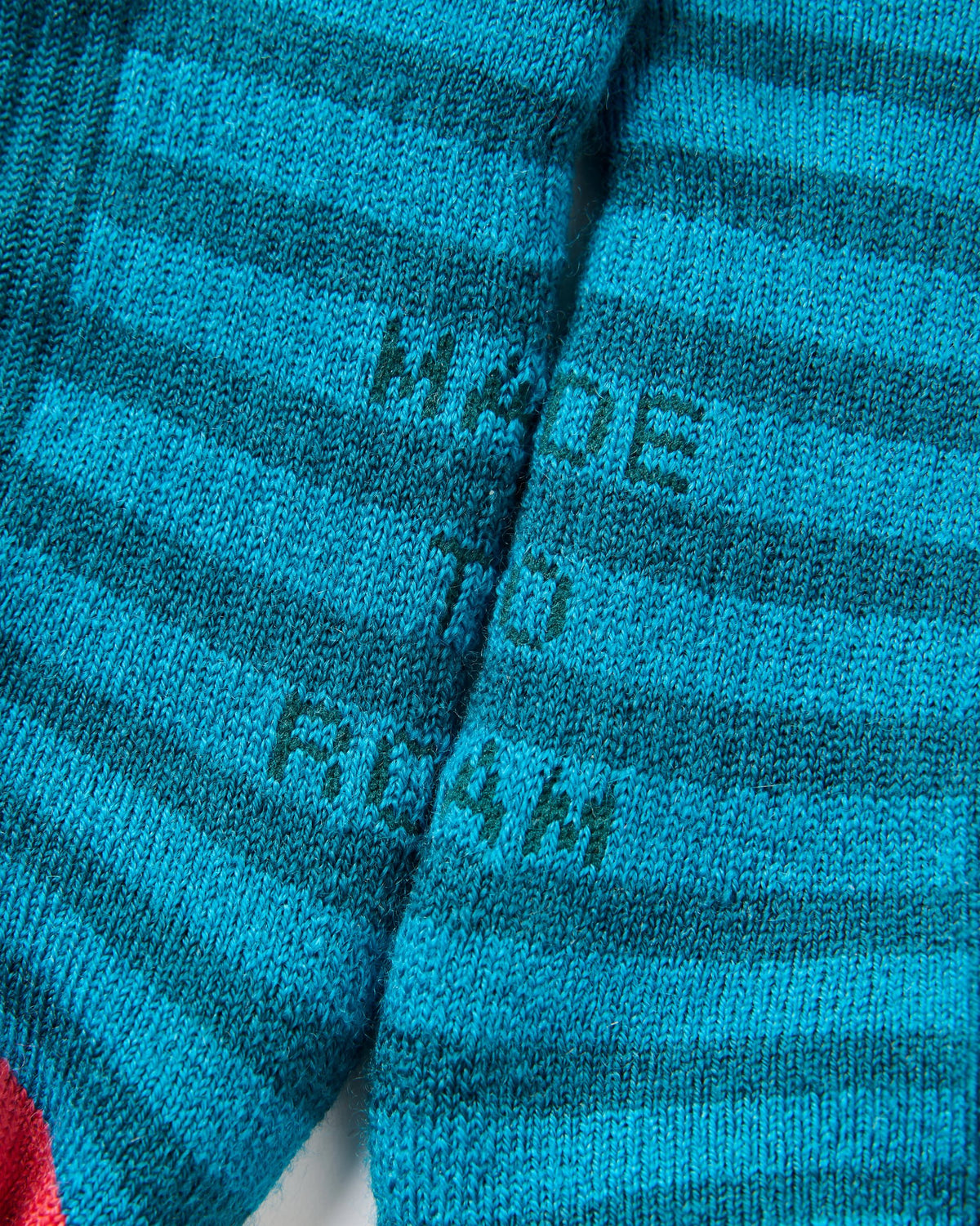 Tillamock Merino Active Quarter Sock - Mediterranean - Flatlay