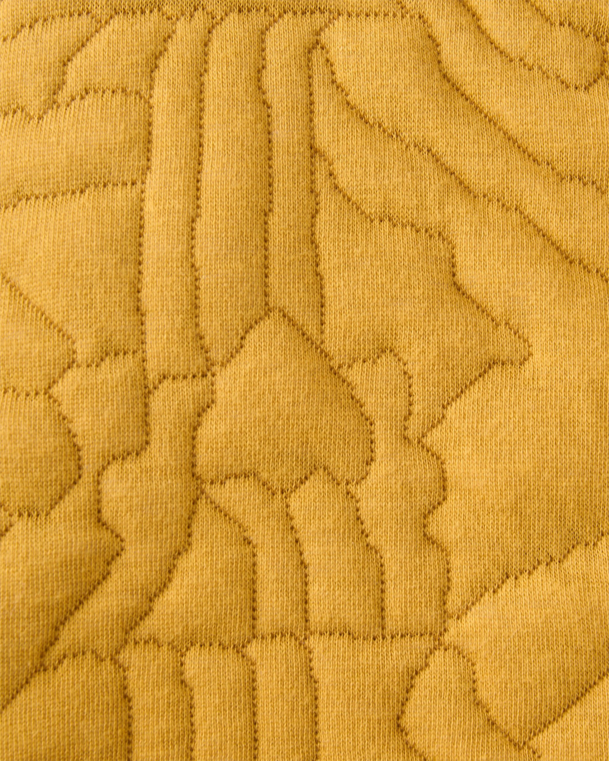 Seagrass Organic Cotton Quilted Cardigan - Dusty Ochre - Flatlay