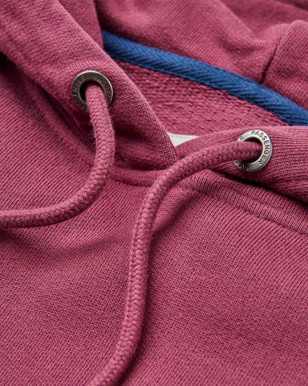 Roamer Patch Relaxed Fit Hoodie - Fig - Flatlay