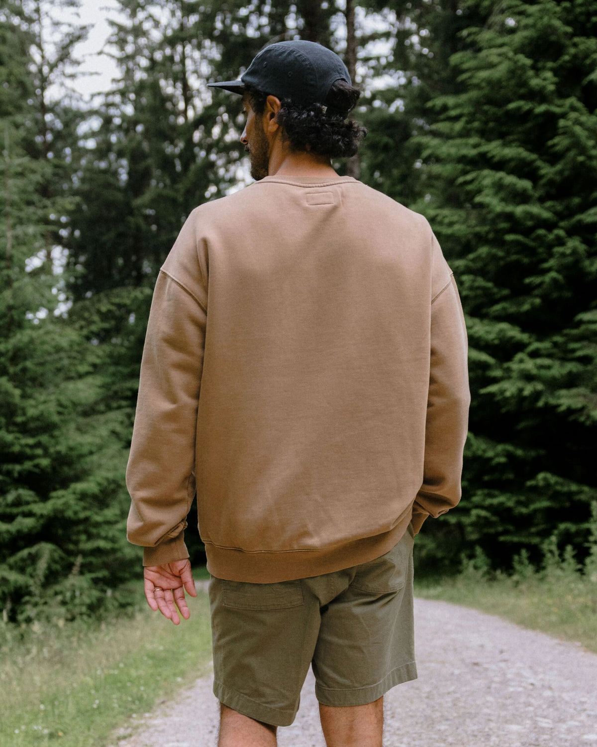 Boundless Relaxed Fit Sweatshirt - Caramel Brown - Lifestyle