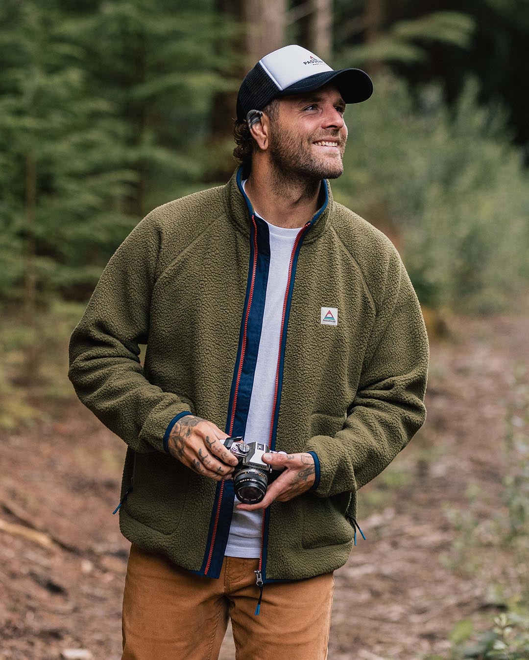 Tripper 2.0 Full Zip Recycled Sherpa Fleece - Khaki