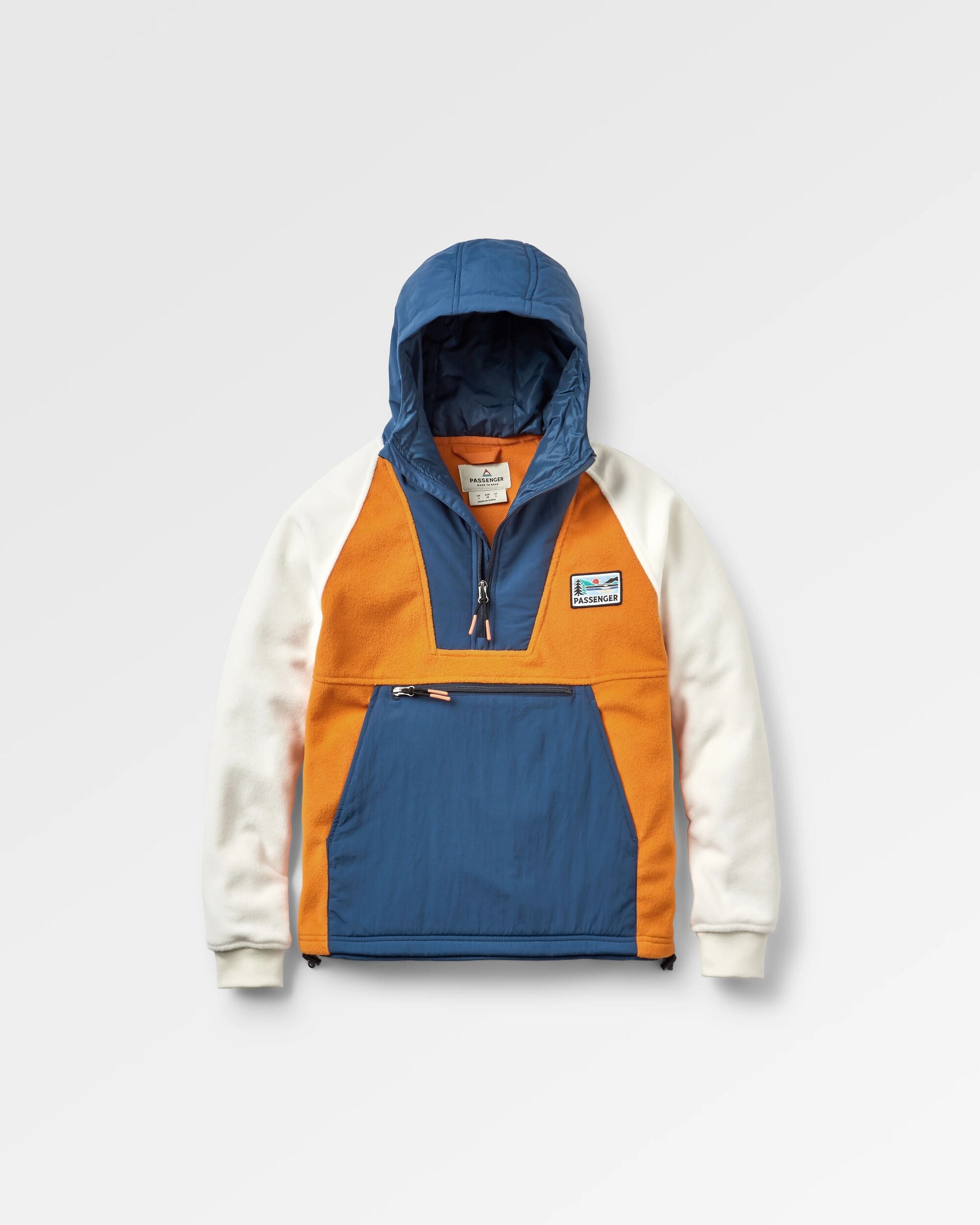 Alexander Recycled Hooded Polar Fleece - Sunrise Orange
- Flatlay