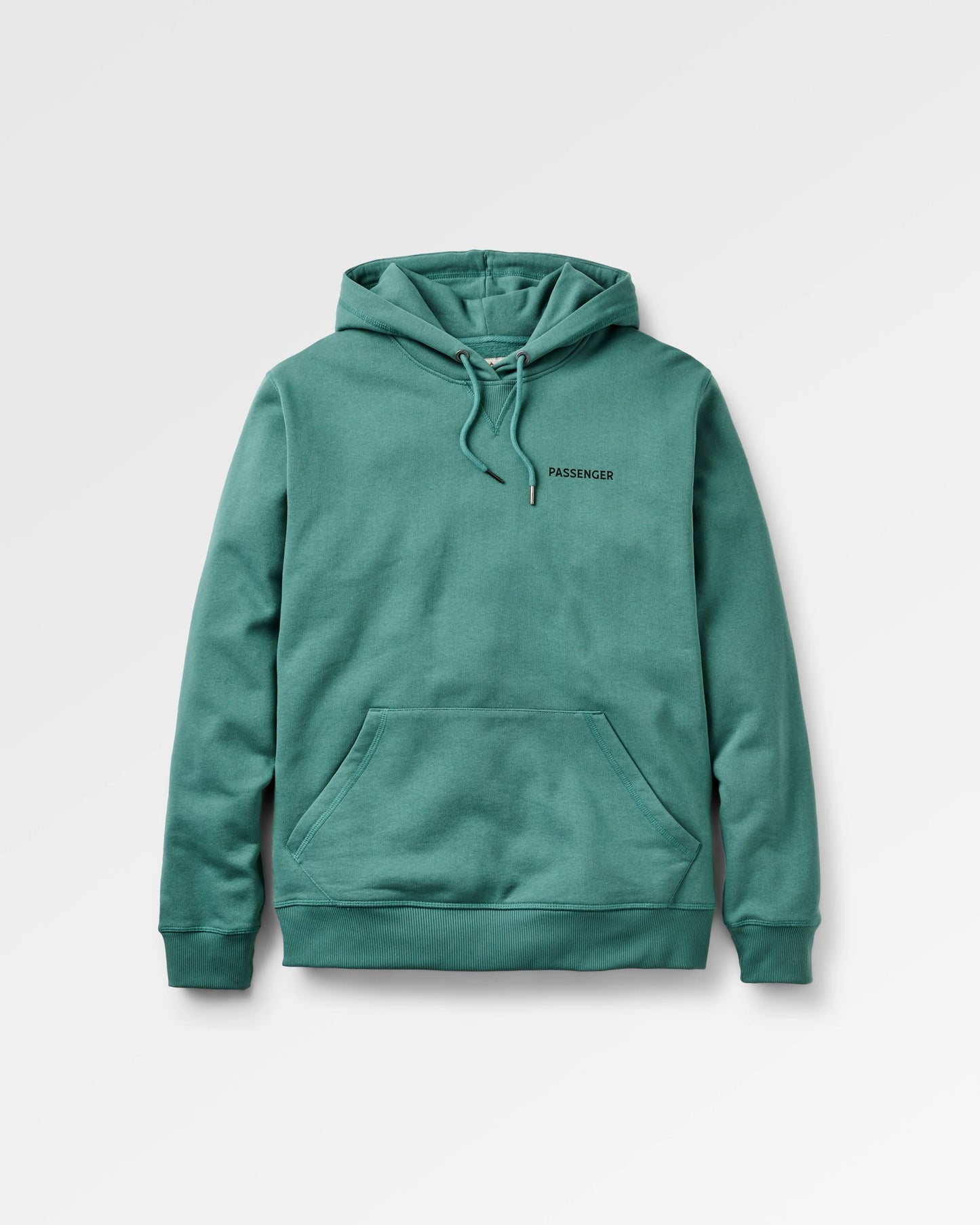 Roamer Recycled Cotton Hoodie - Deep Ocean - Flatlay