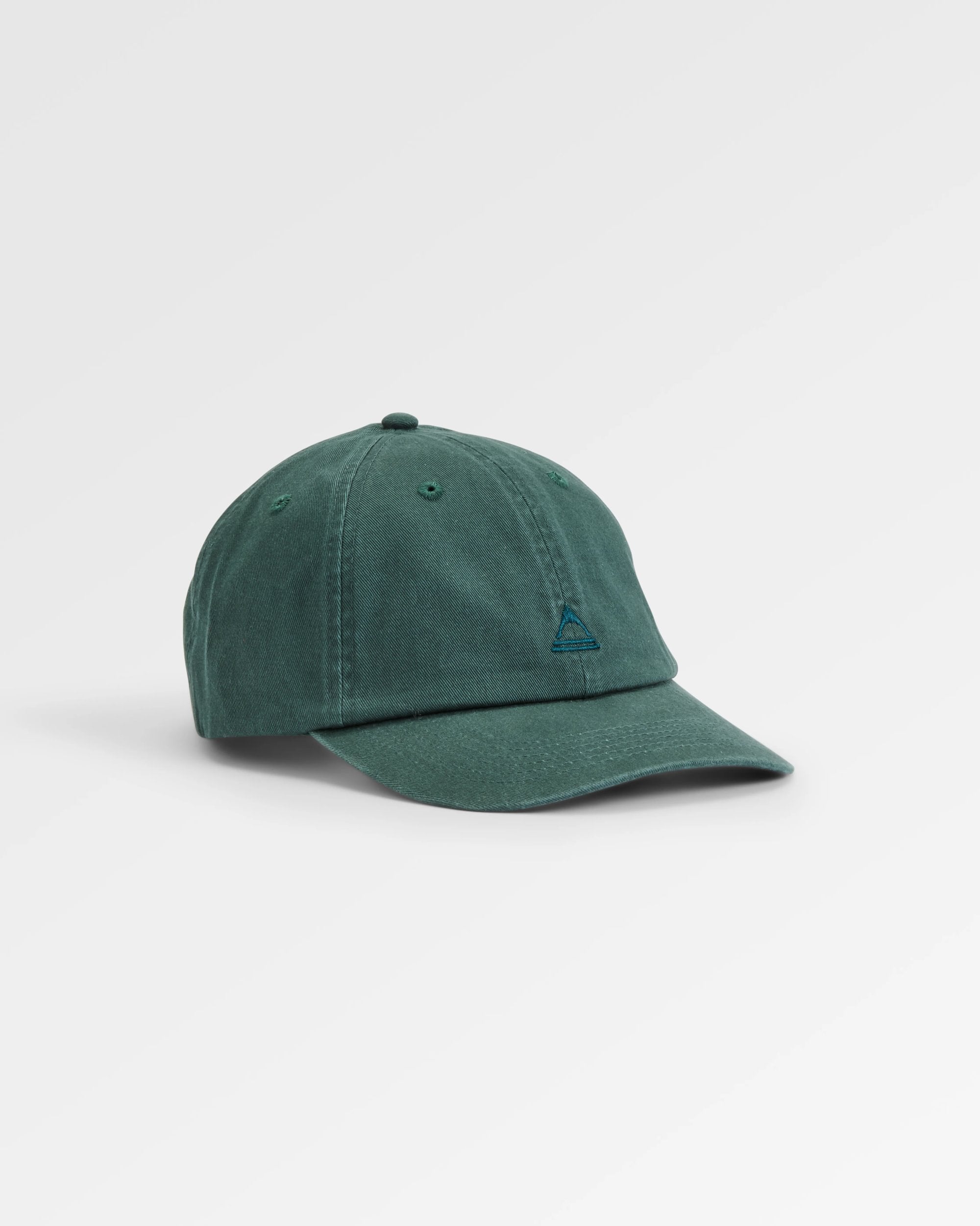 Classic Recycled Cotton 6 Panel Cap - Dark Fern - Flatlay