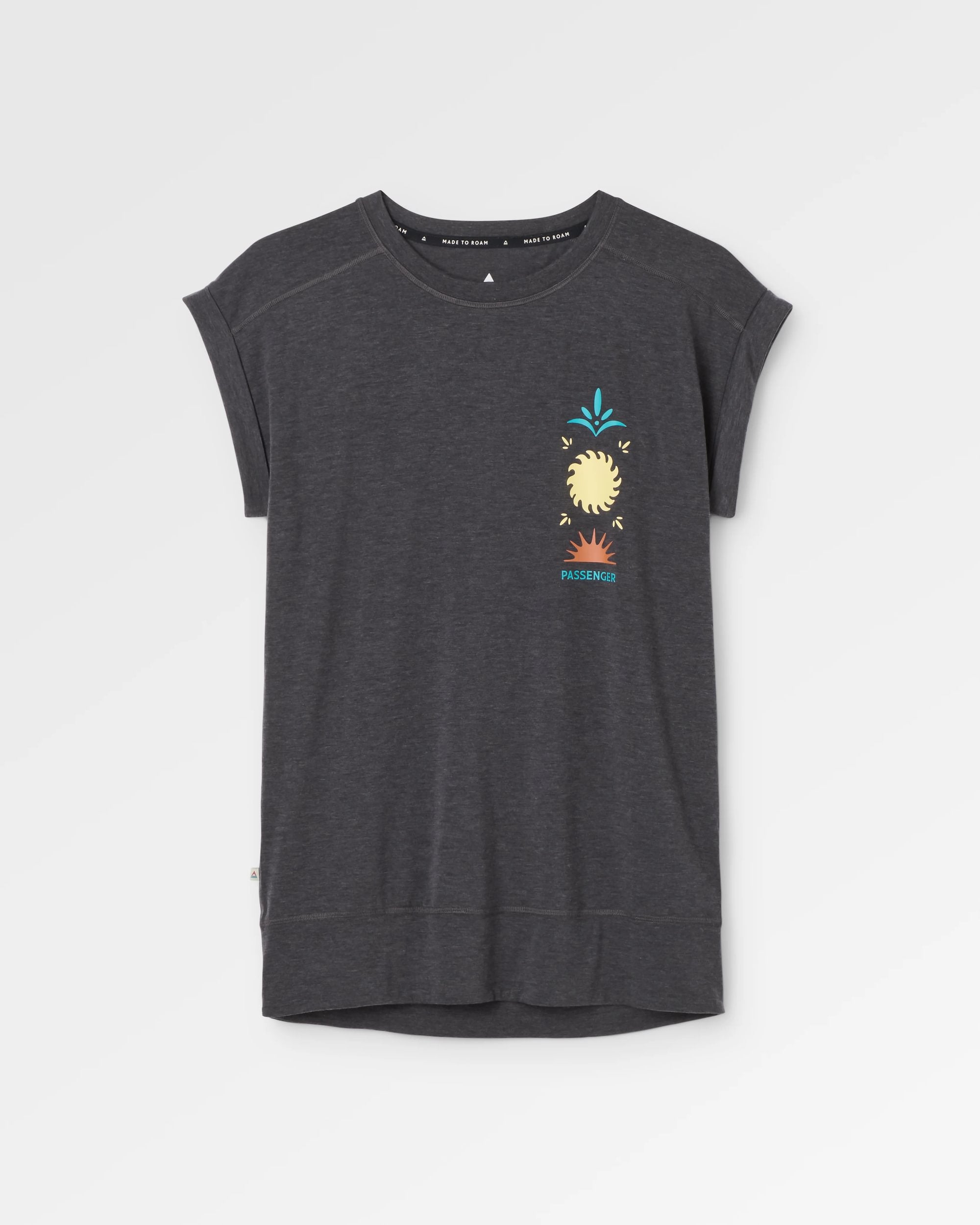 Women's Solscape Active T-Shirt - Faded Black Marl