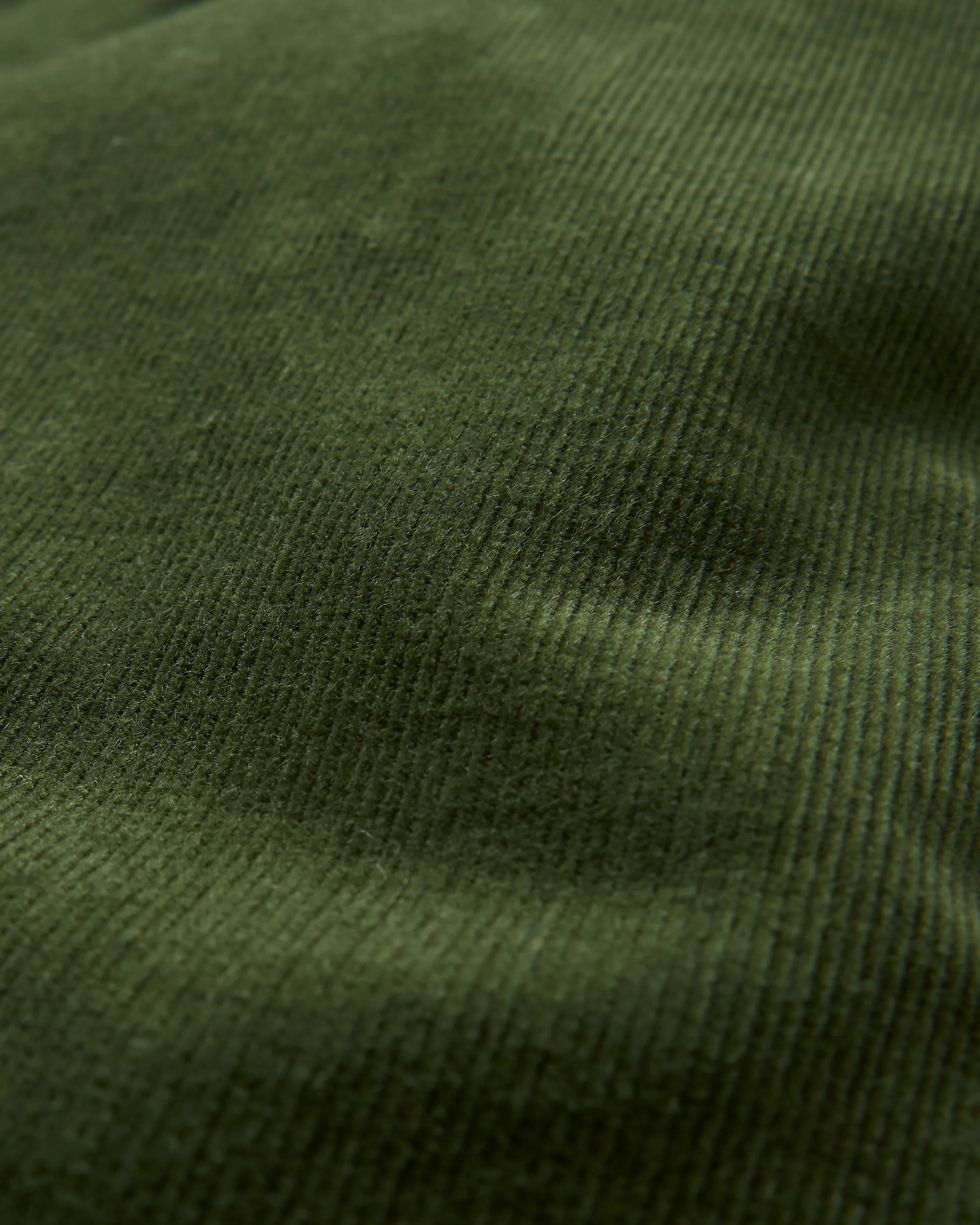 Compass Recycled Cord Trouser - Fir Tree - Flatlay