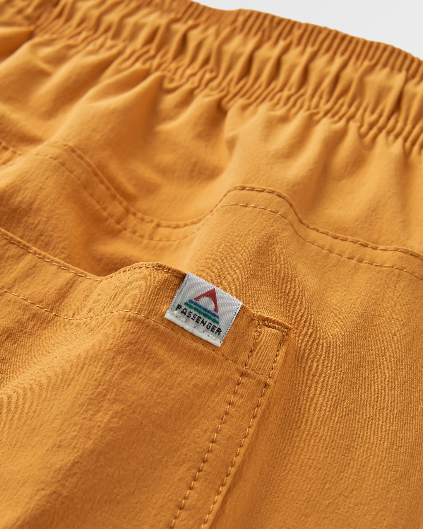 Drifter Beach Linerless Short - Spruce Yellow - Flatlay