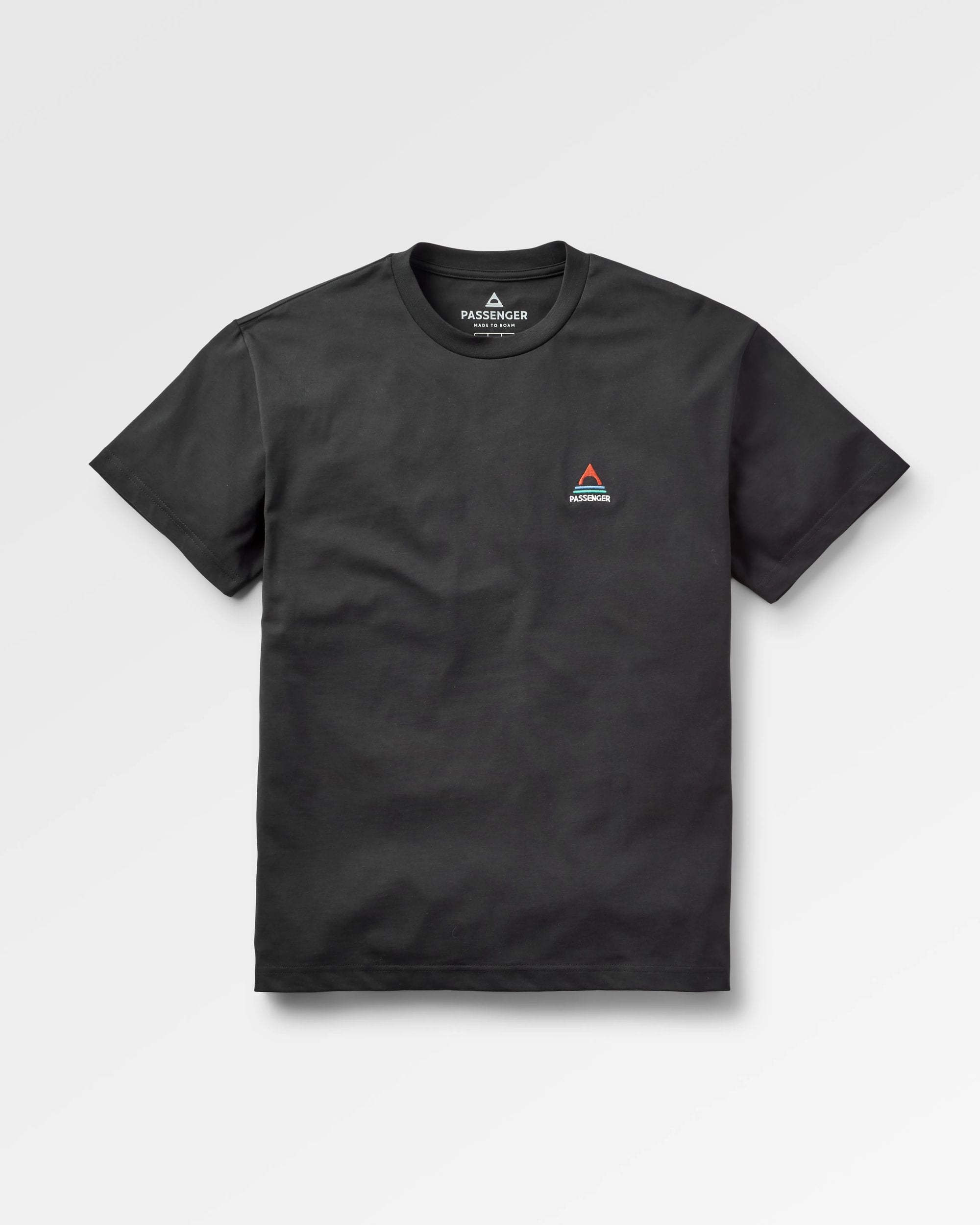 Vita Bio-T-Shirt entspannte Passform - Schwarz