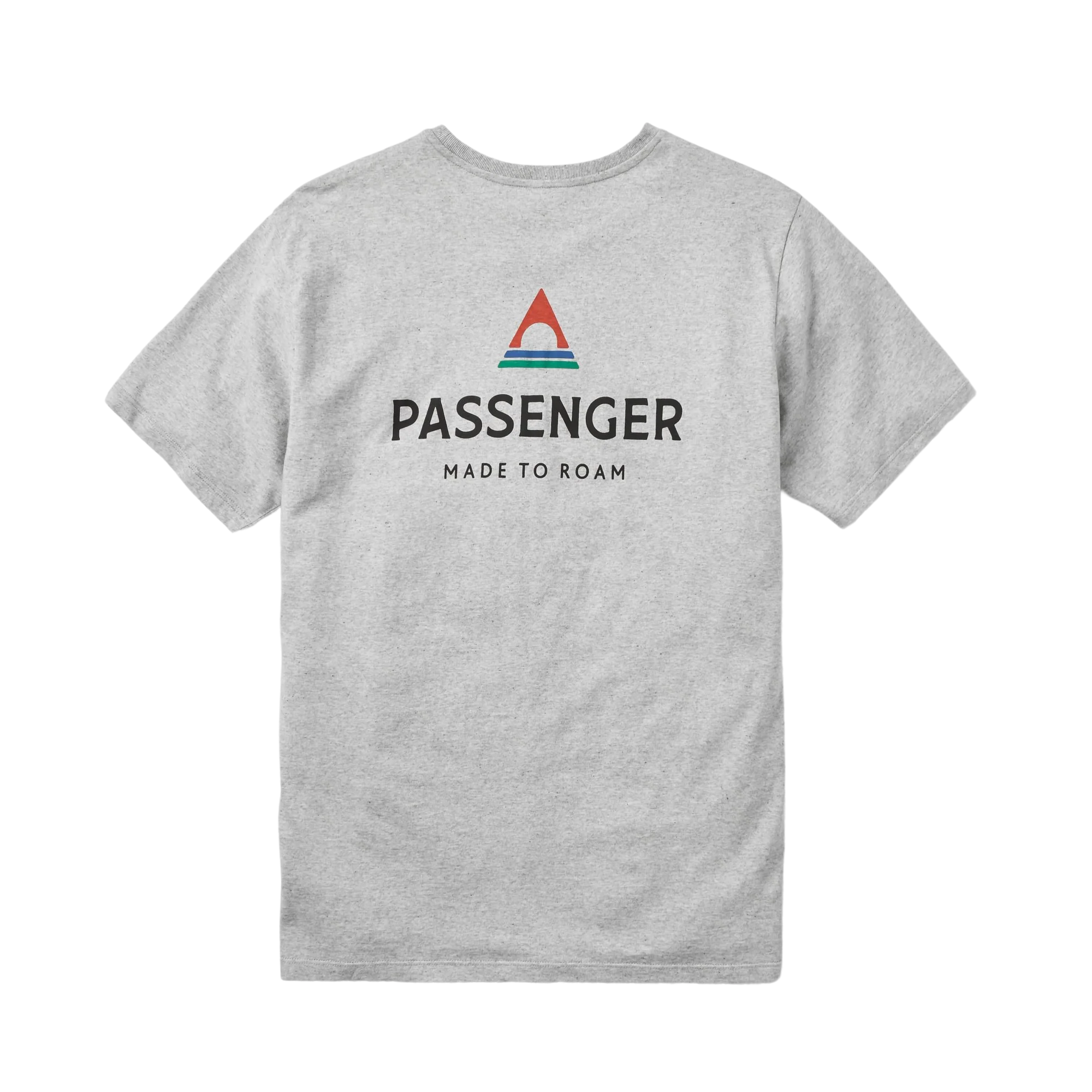 Passenger Baumwoll-T-Shirt - Graumeliert