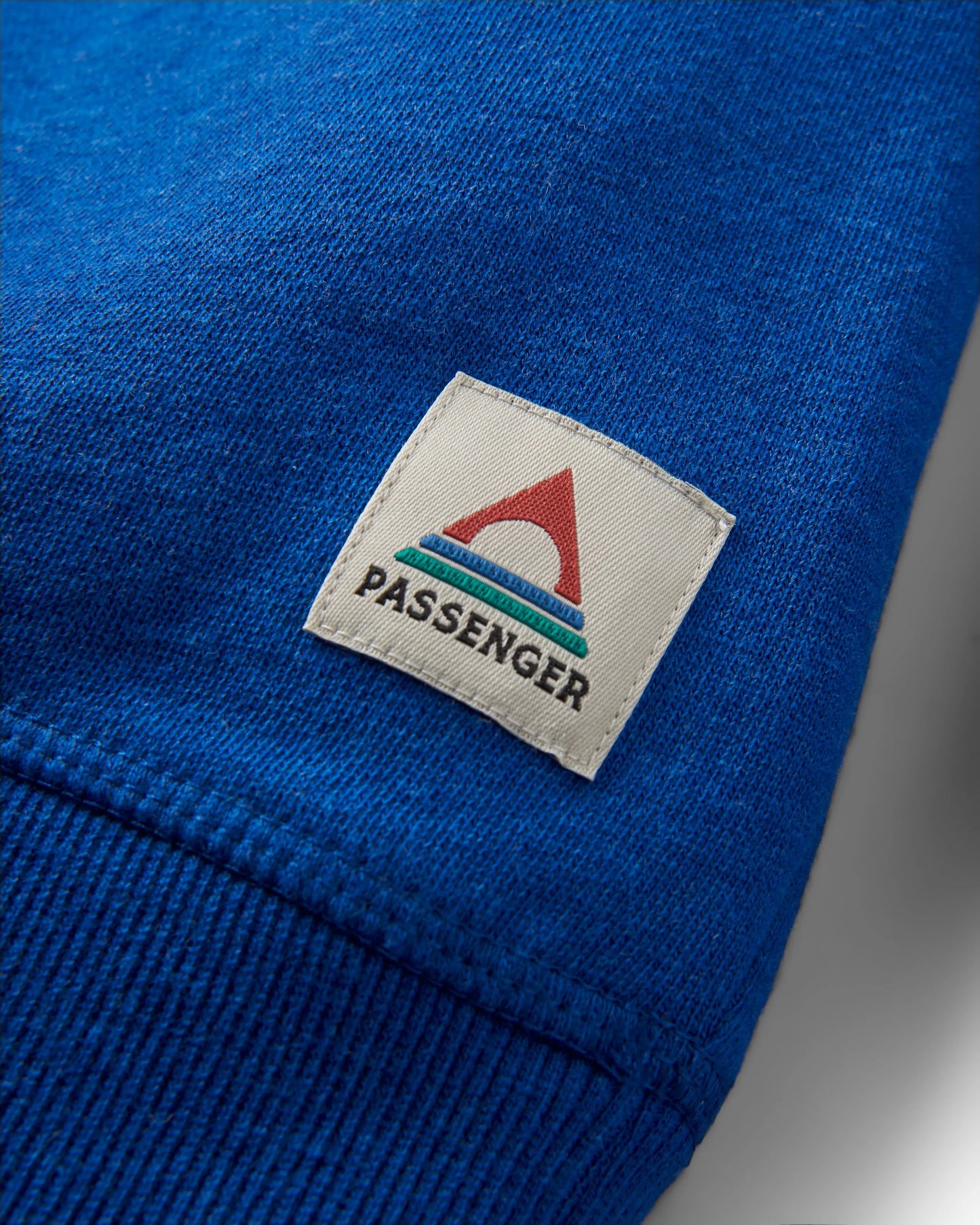 Heritage Recycled Cotton Sweatshirt - Azure Blue Marl - Flatlay