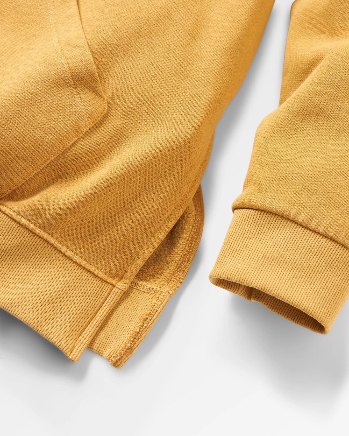 Love The Wild Hoodie - Mustard Gold - Flatlay