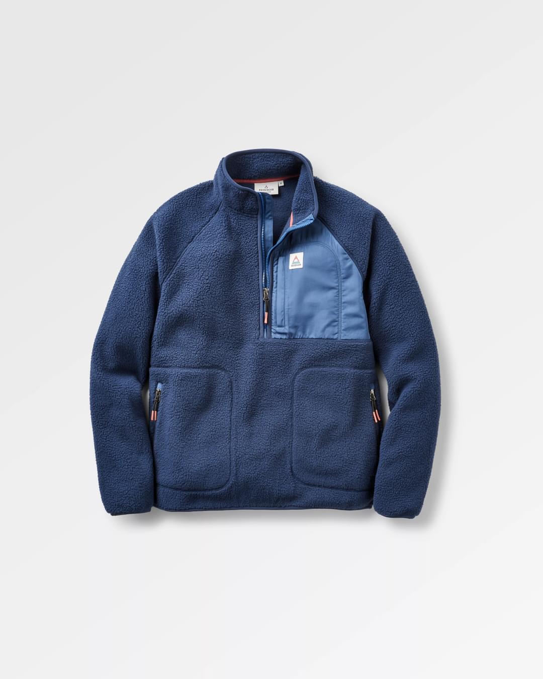 Offgrid 1/2 Zip Sherpa Fleece - Rich Navy - Flatlay
