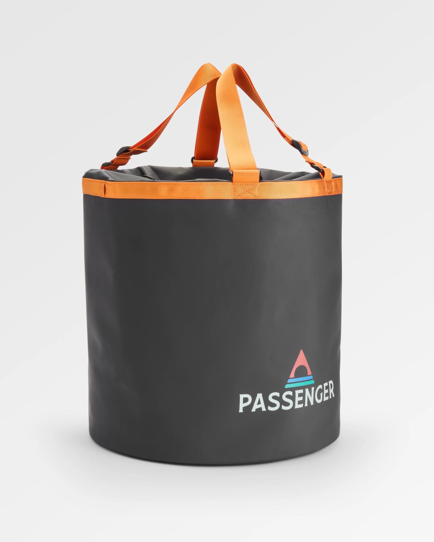 Tide Recycled Nylon Changing Bucket Bag - Black - Flatlay