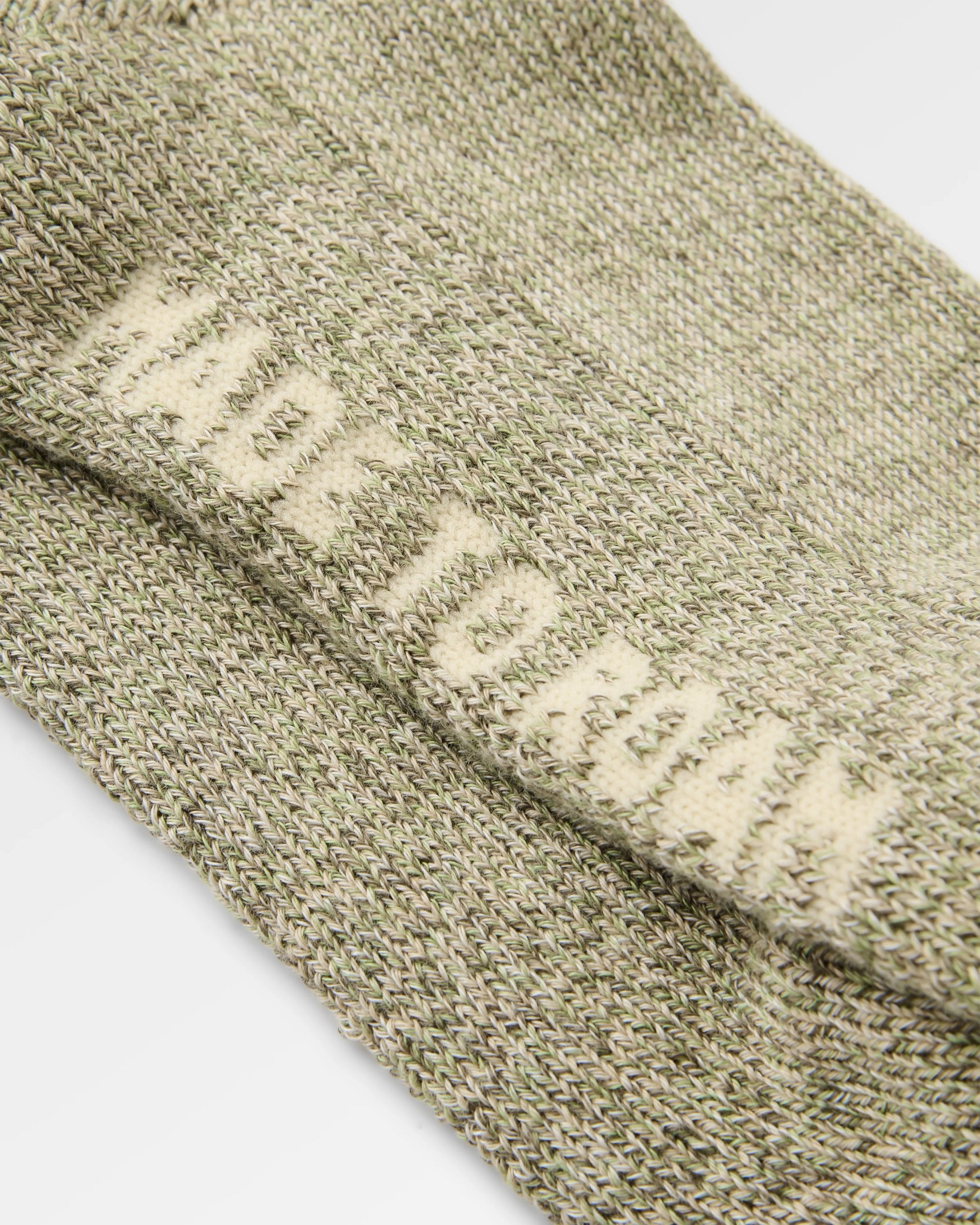 Thorne Heavyweight Sock - Stone - Flatlay