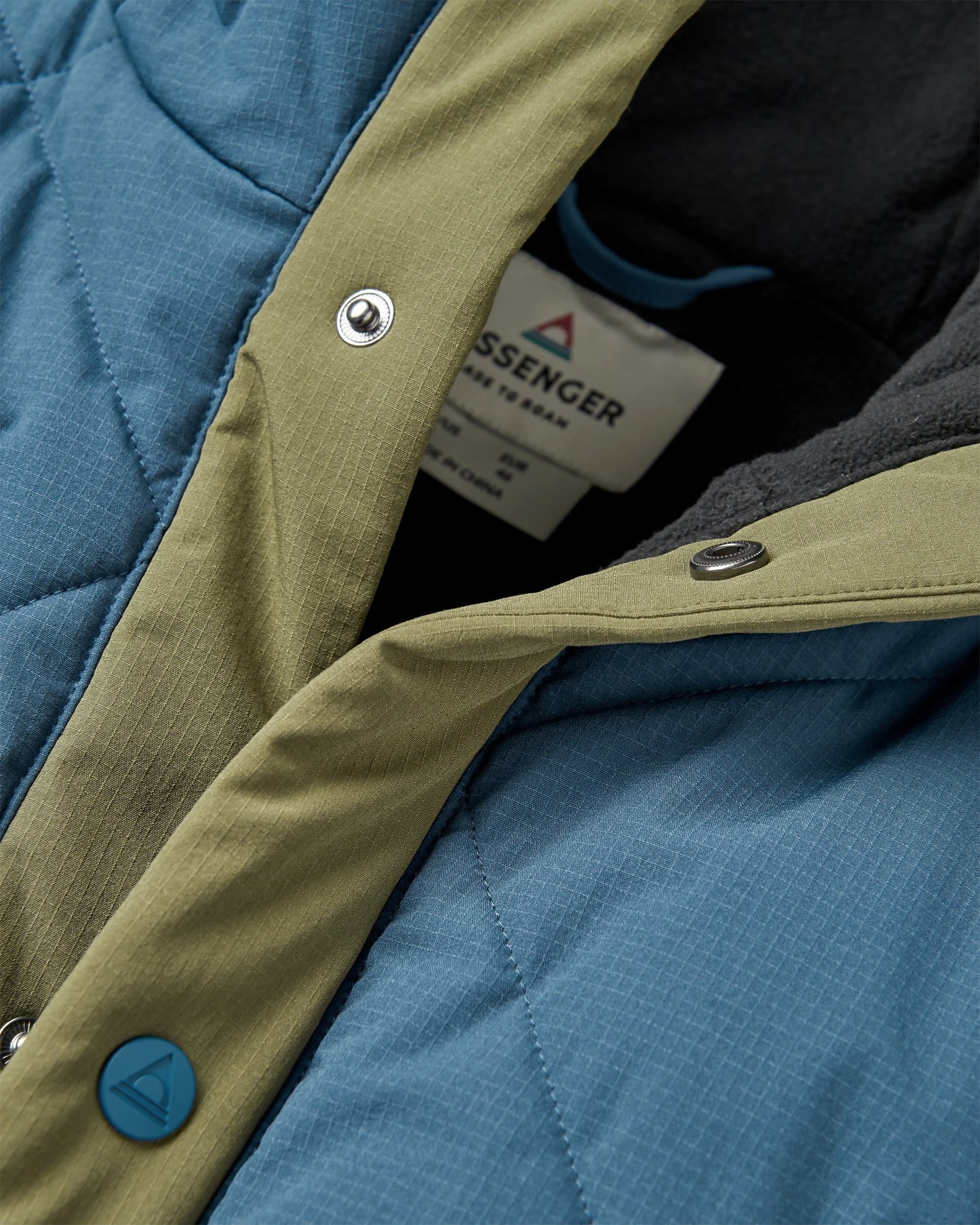 Campscape Parka - Khaki/Dark Denim - Flatlay