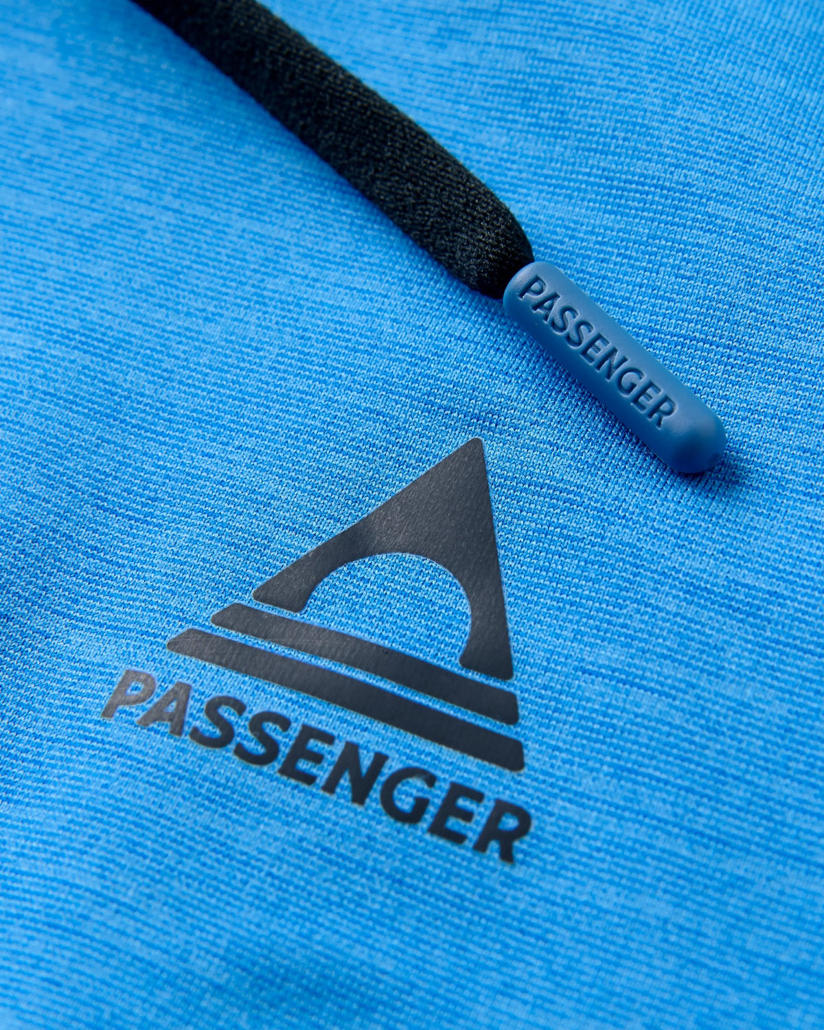 Light Ray Lightweight UPF Hoodie - Marine Blue Marl - Flatlay