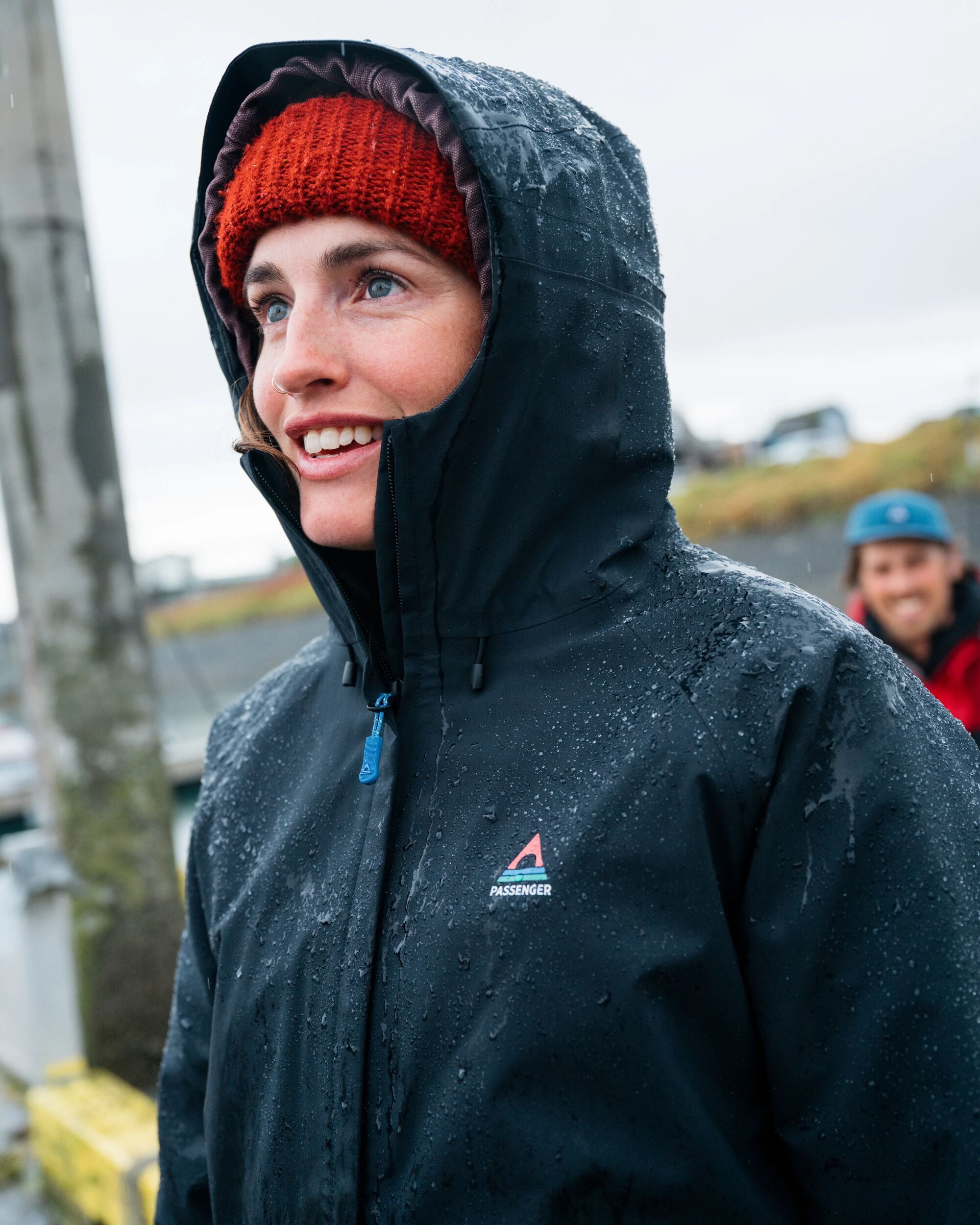 Five Element Recycled Waterproof Jacket - Black -